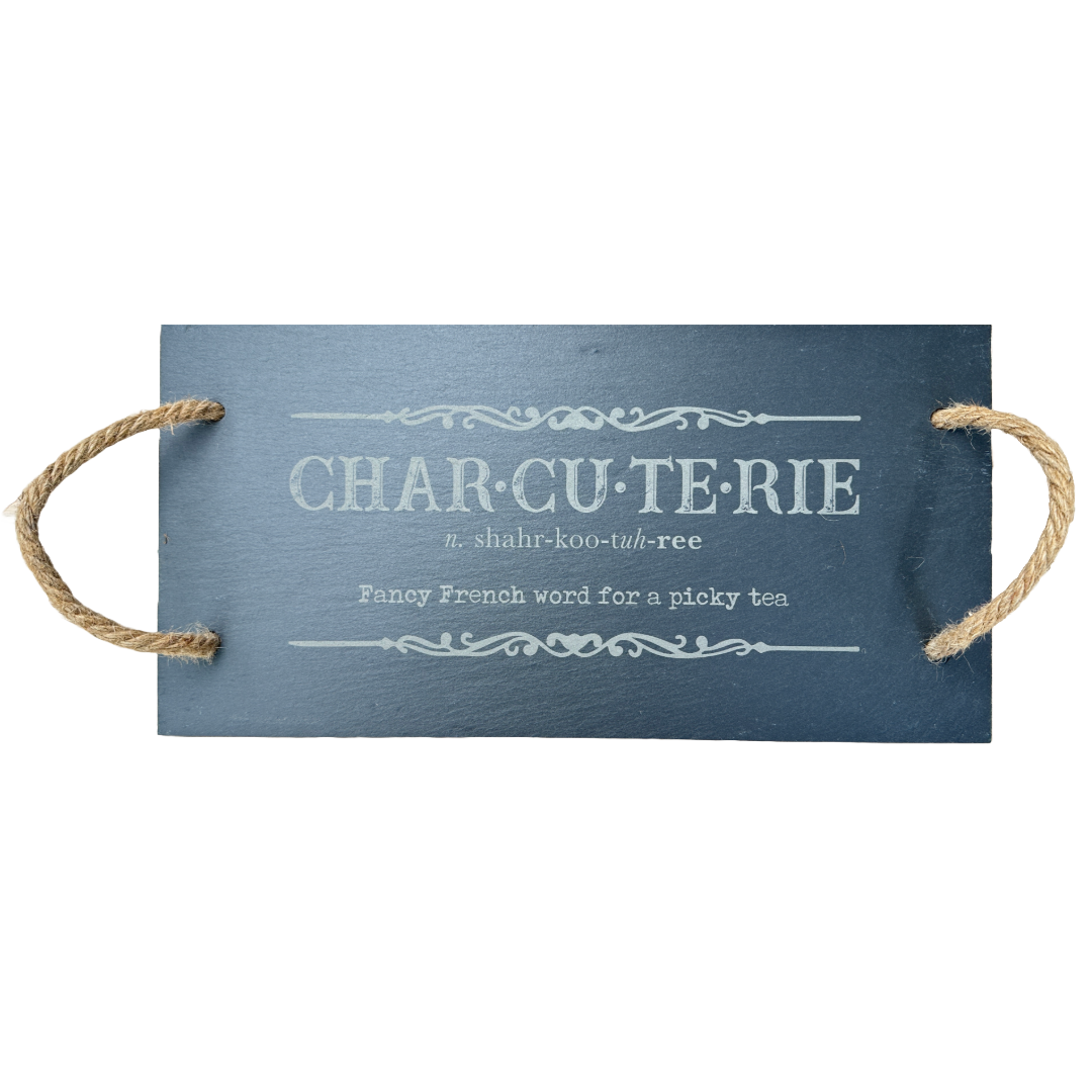 Engraved slate tray