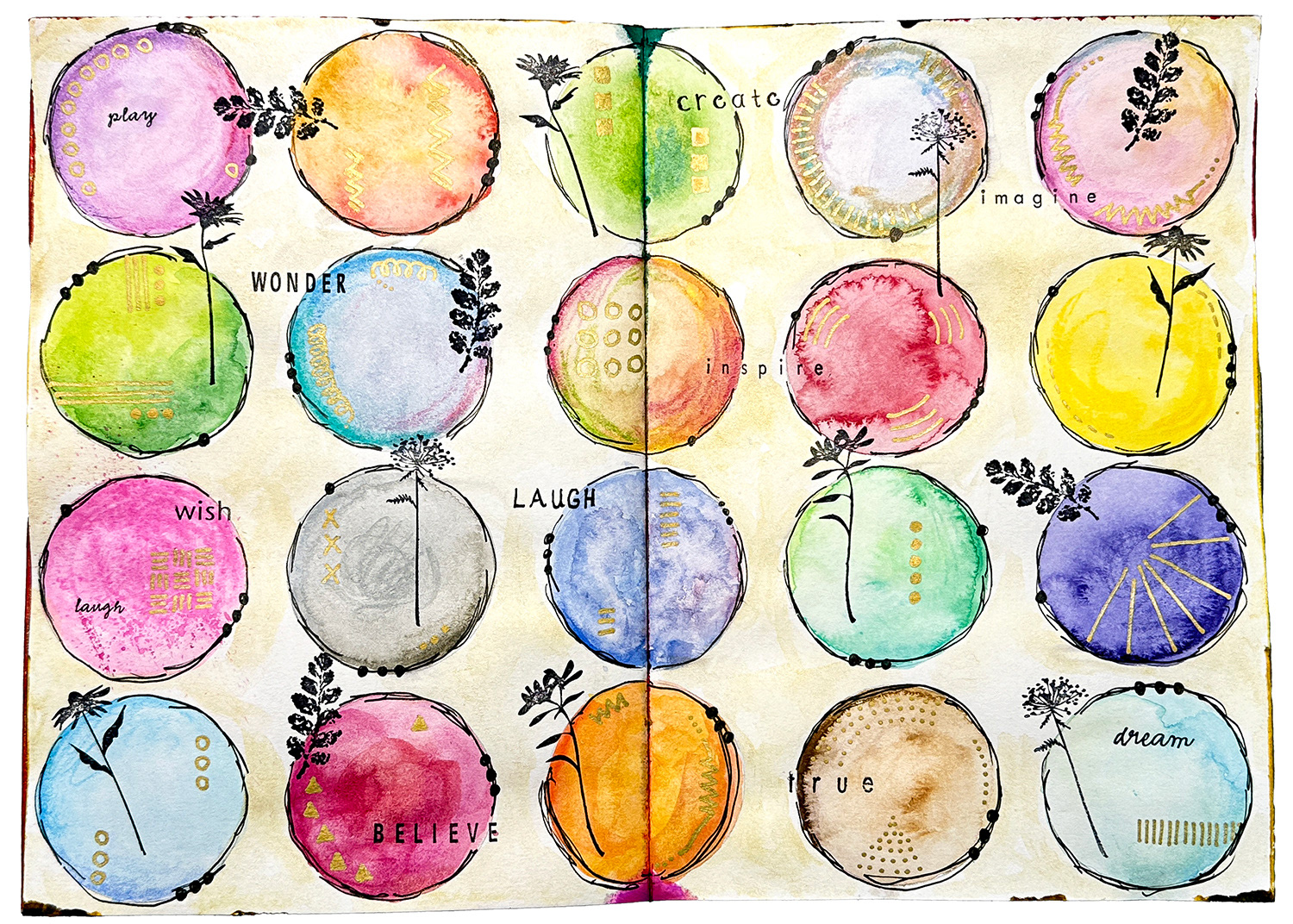 Experiments with water soluble media