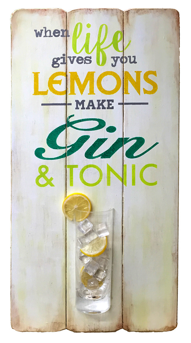Upcycled mass-market sign