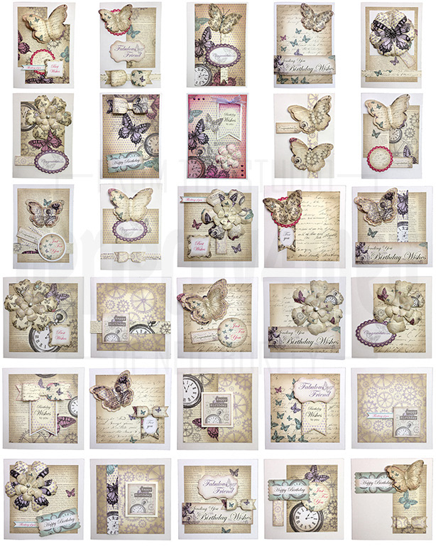 30 cards from one paper pad