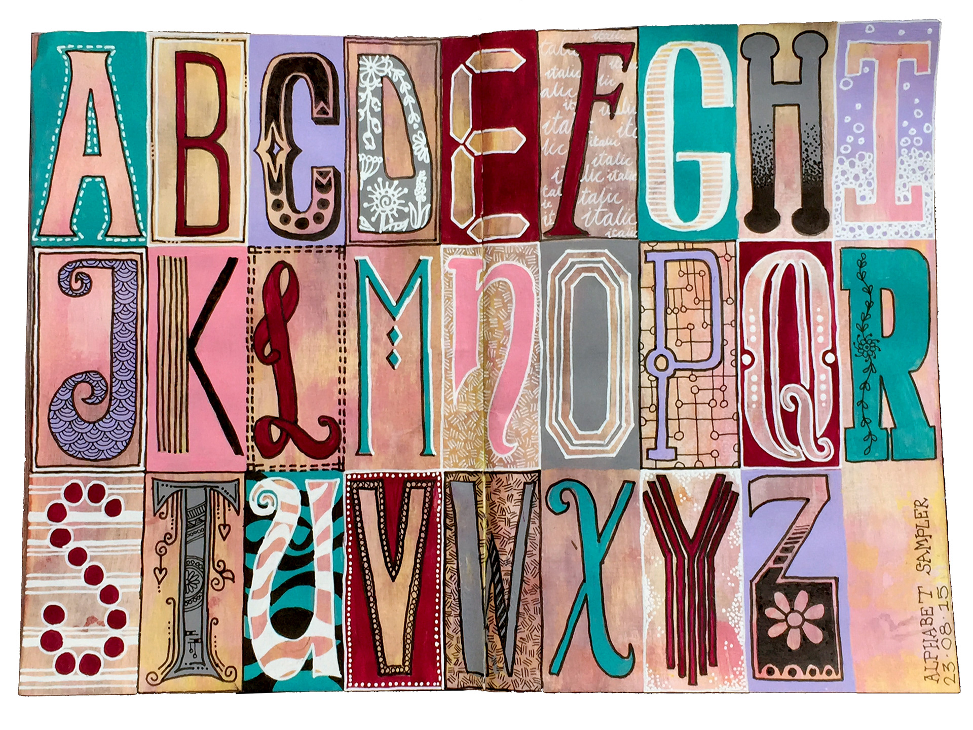 Font sampler