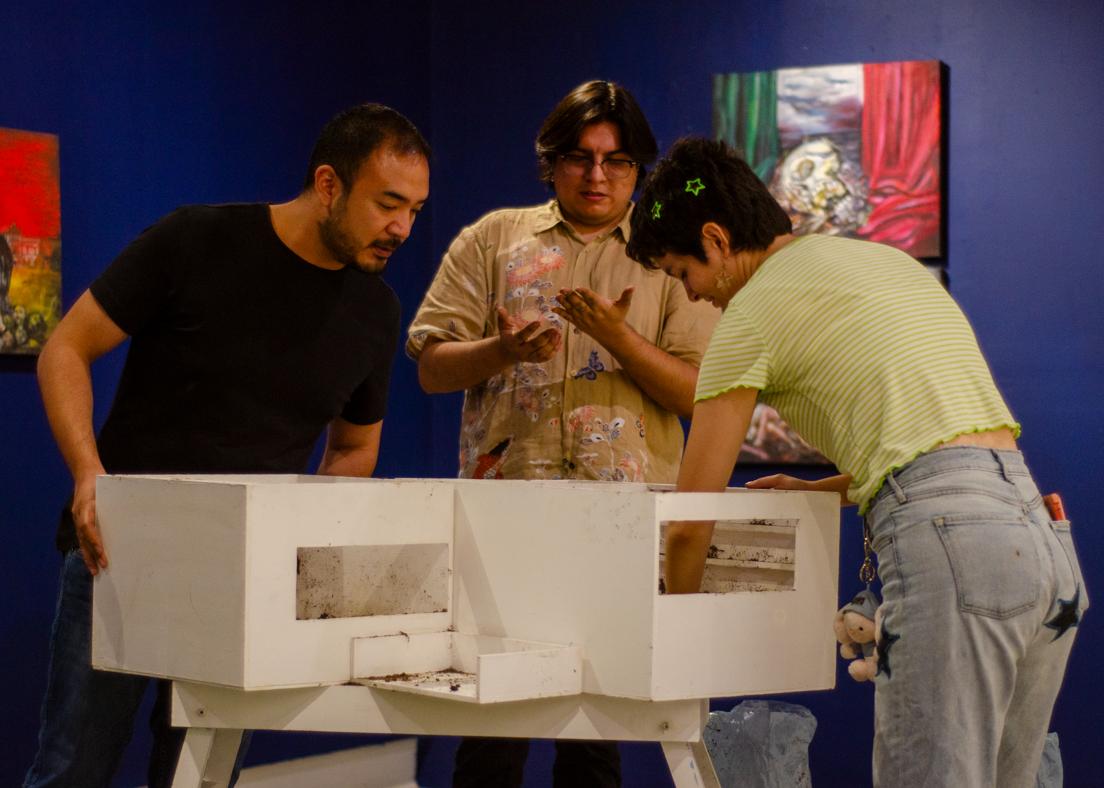 Desmontaje. Muestra en "Ruta de Arte", Planta Libre.