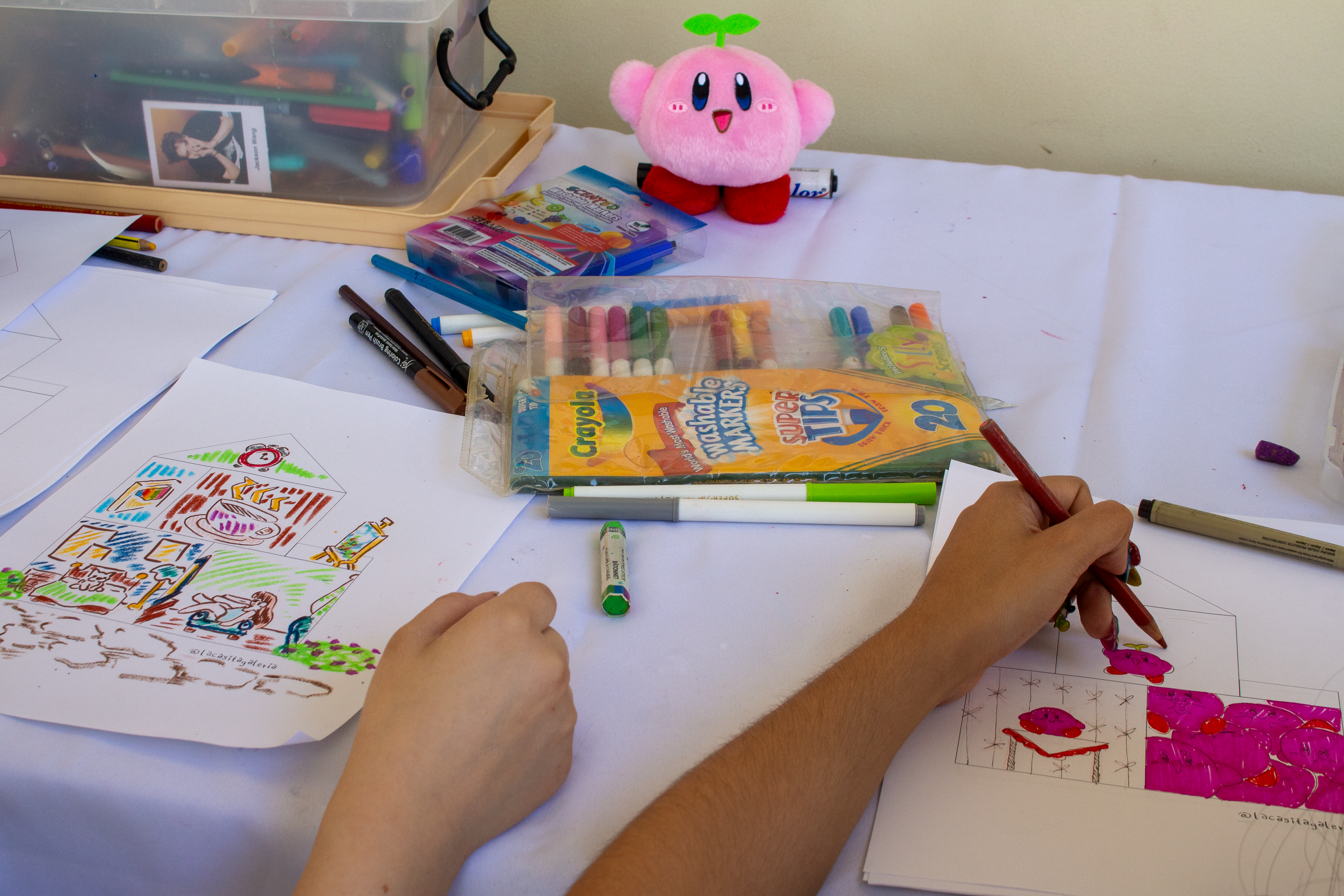 Realización de actividad propuesta por Miranda Varo. Facultad de Artes de la UABC.