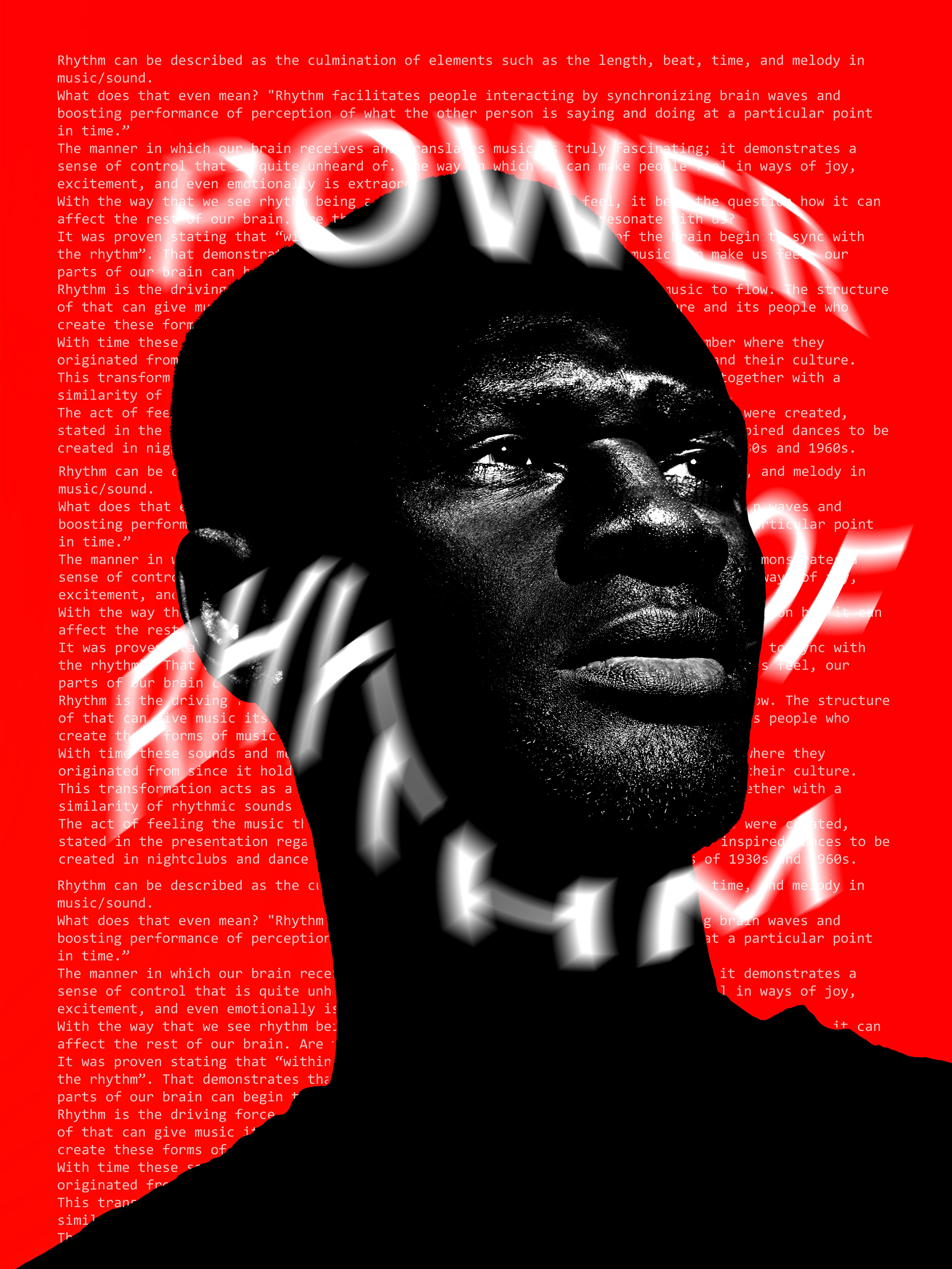 Anthony Lynde "Power of Rhythm" 18 x 24