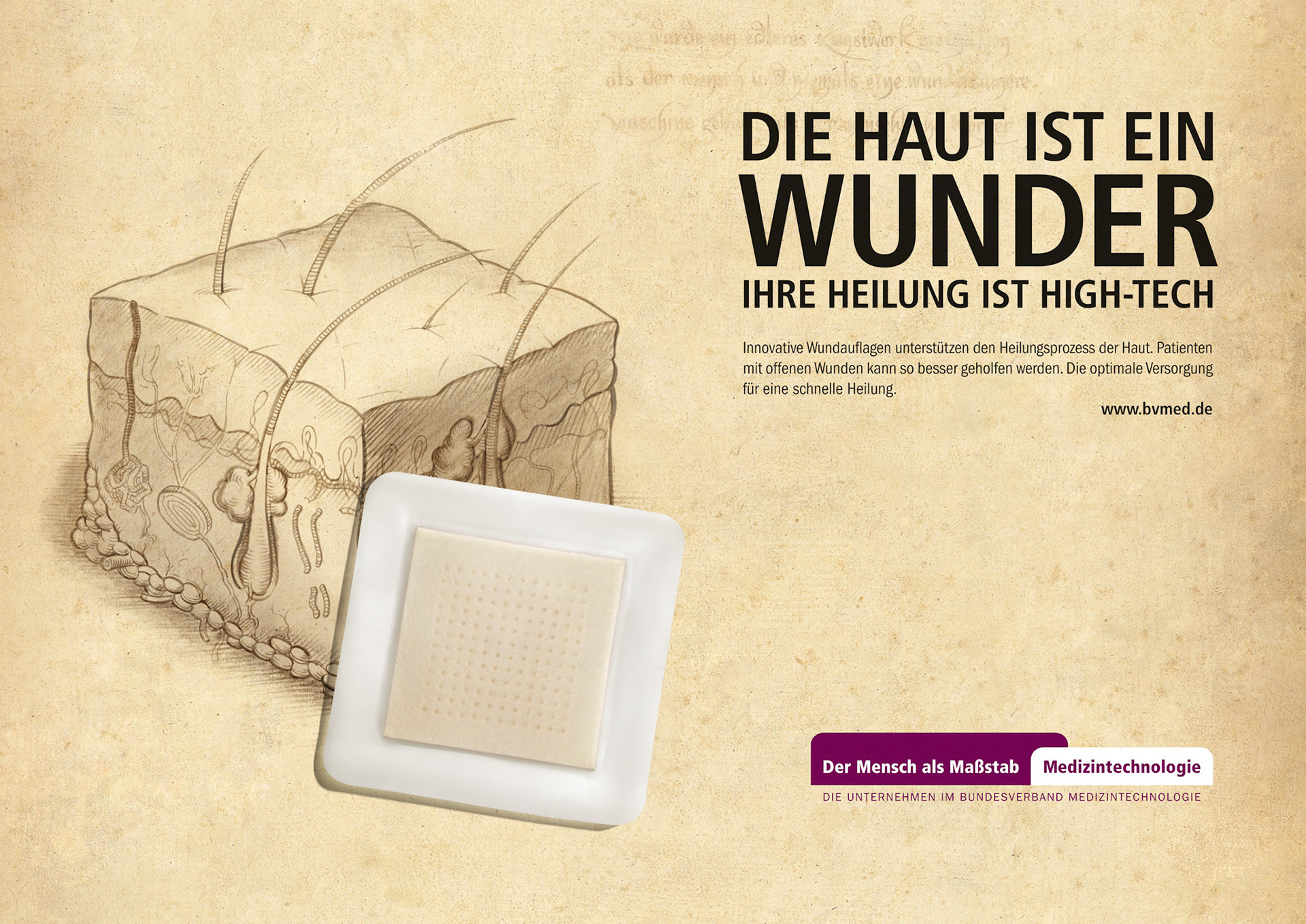 Poster 18/1 "Wundauflage"