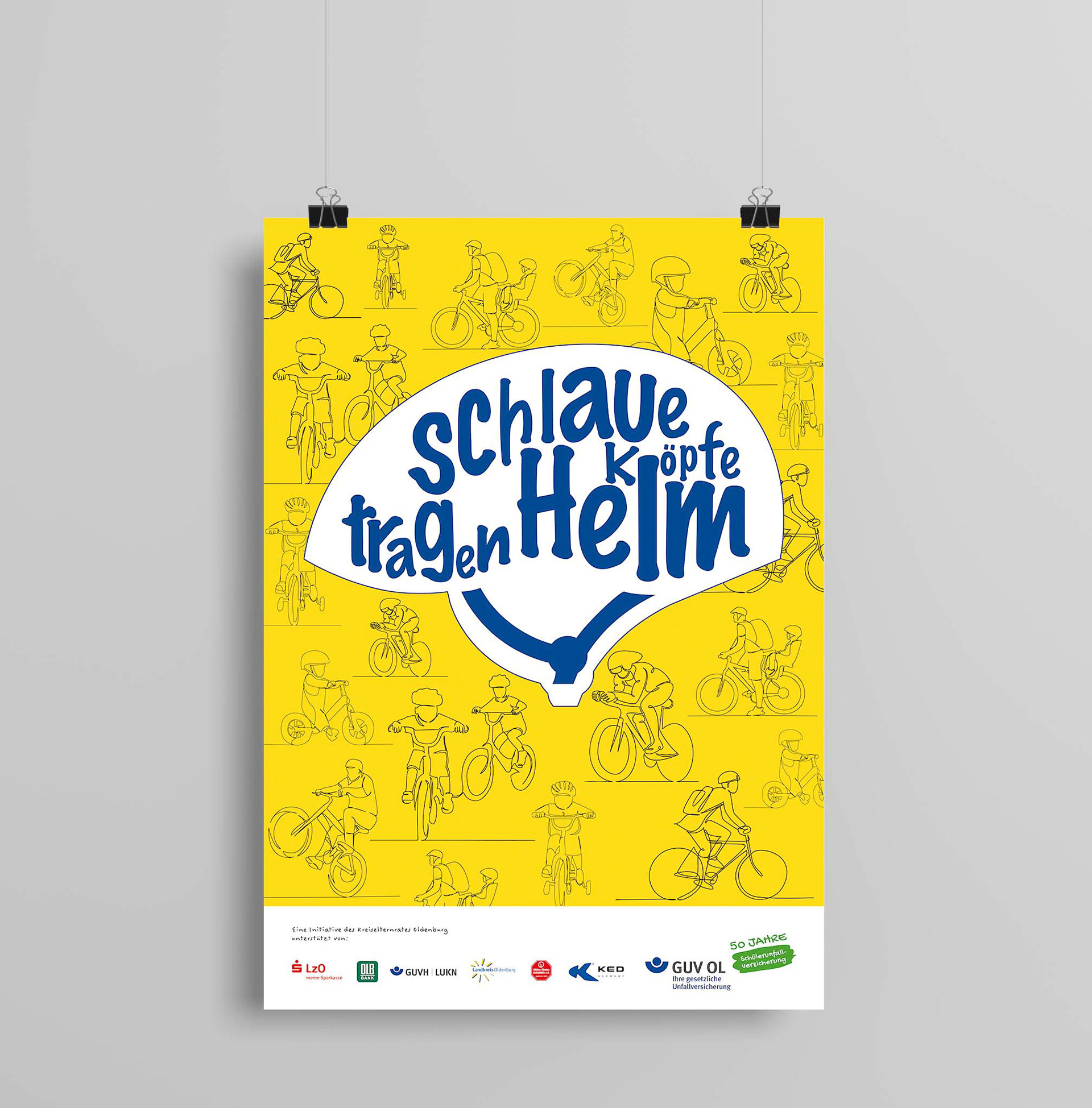 Präventionsaktion „Schlaue Köpfe tragen Helm“