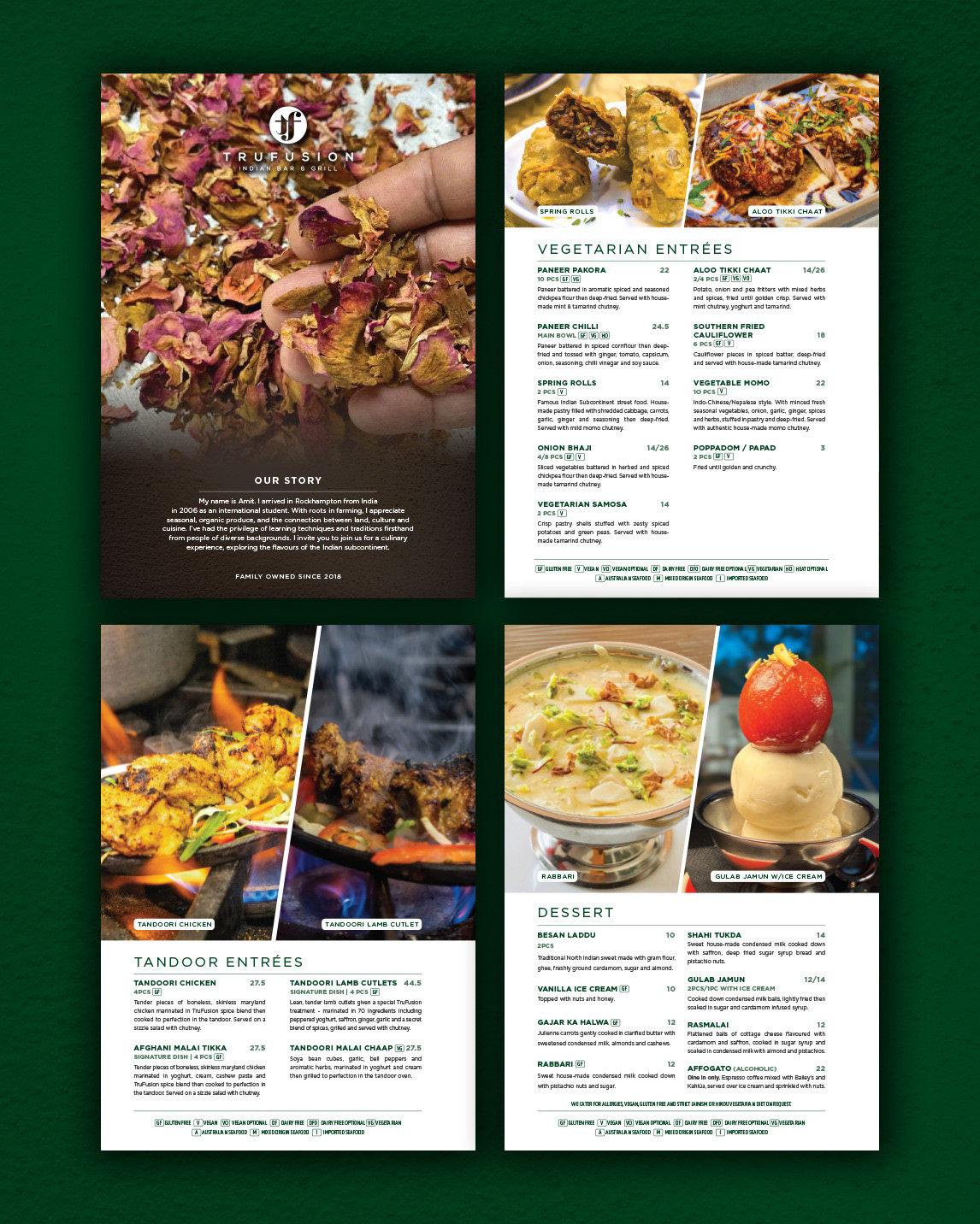 TruFusion Menu Design
