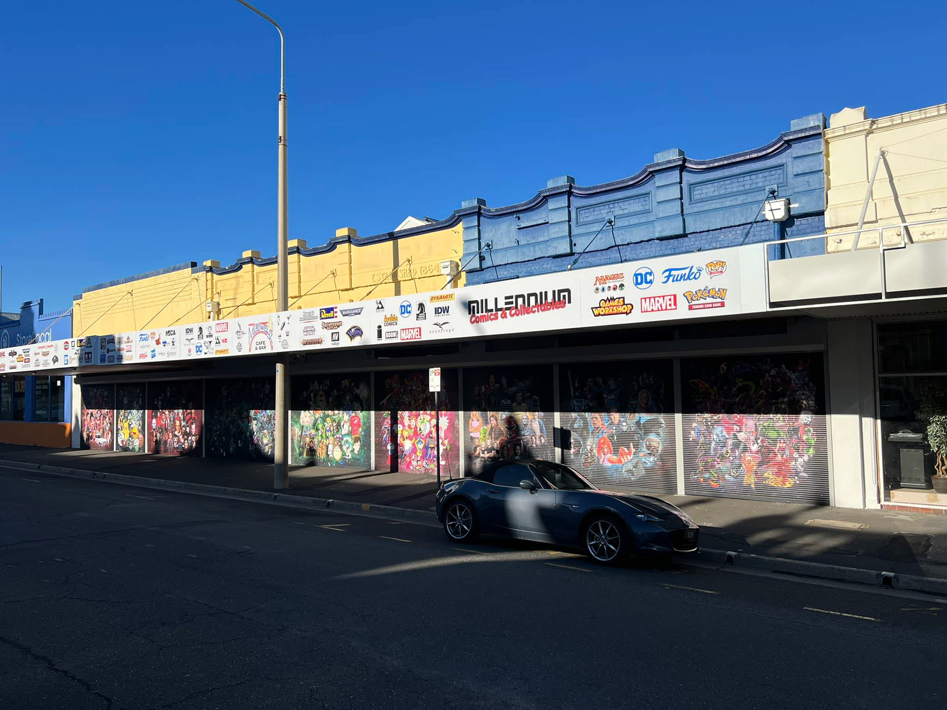 Millennium Comics Mural Designs