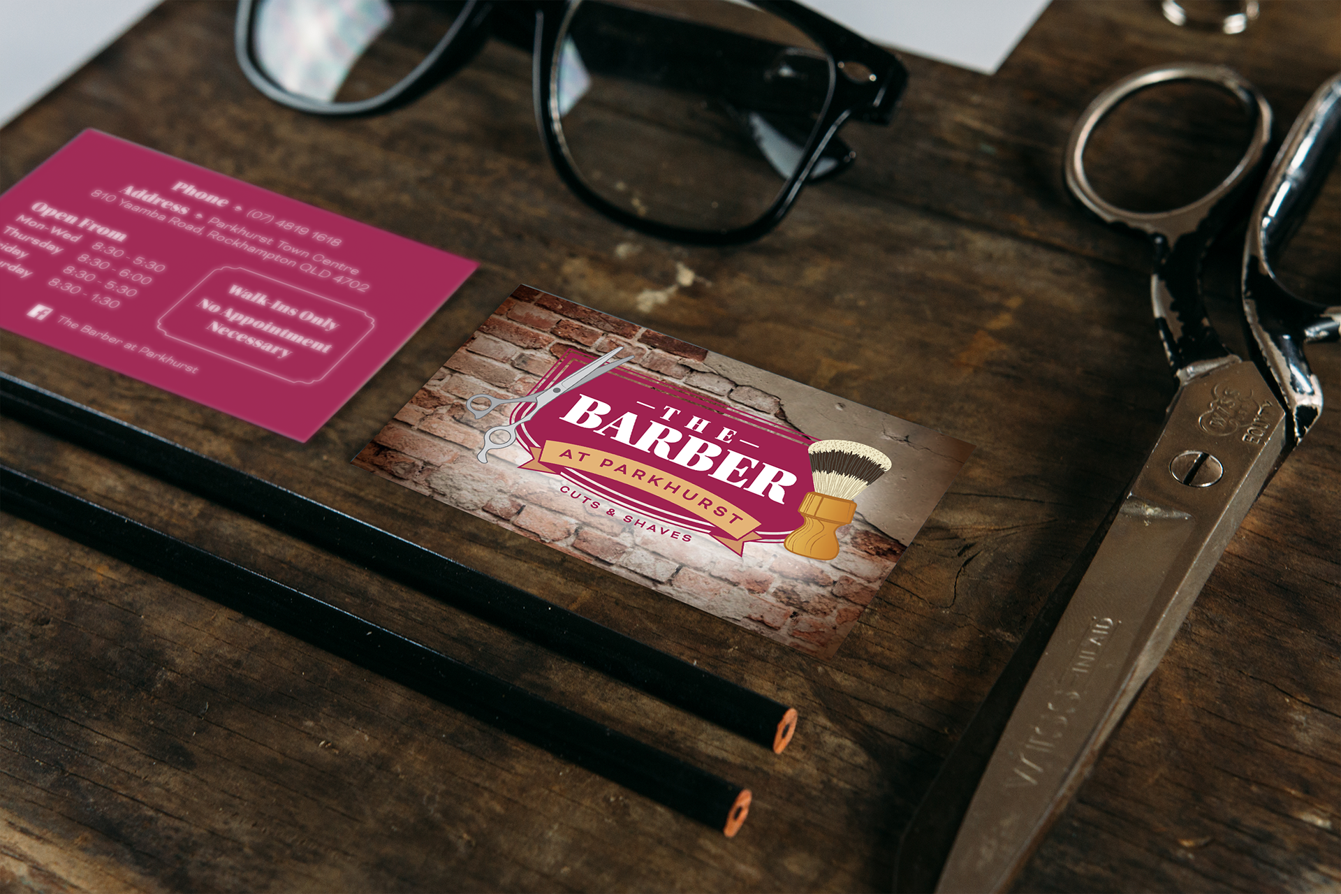 The Barber at Parkhurst Business Card