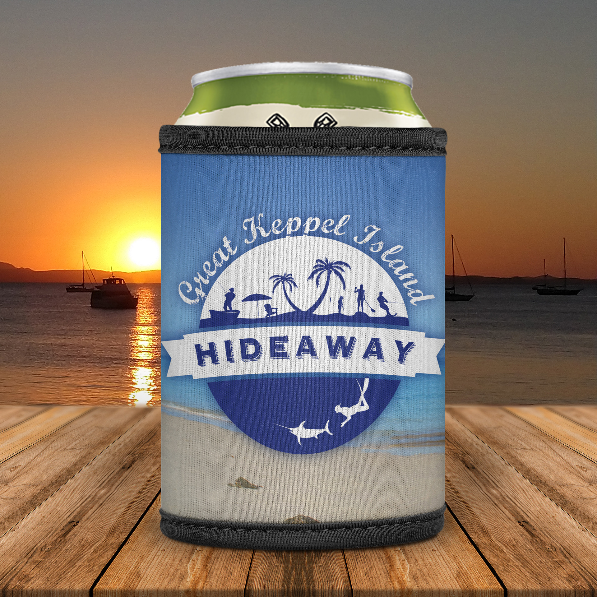 GKI Hideaway Stubby Cooler Design