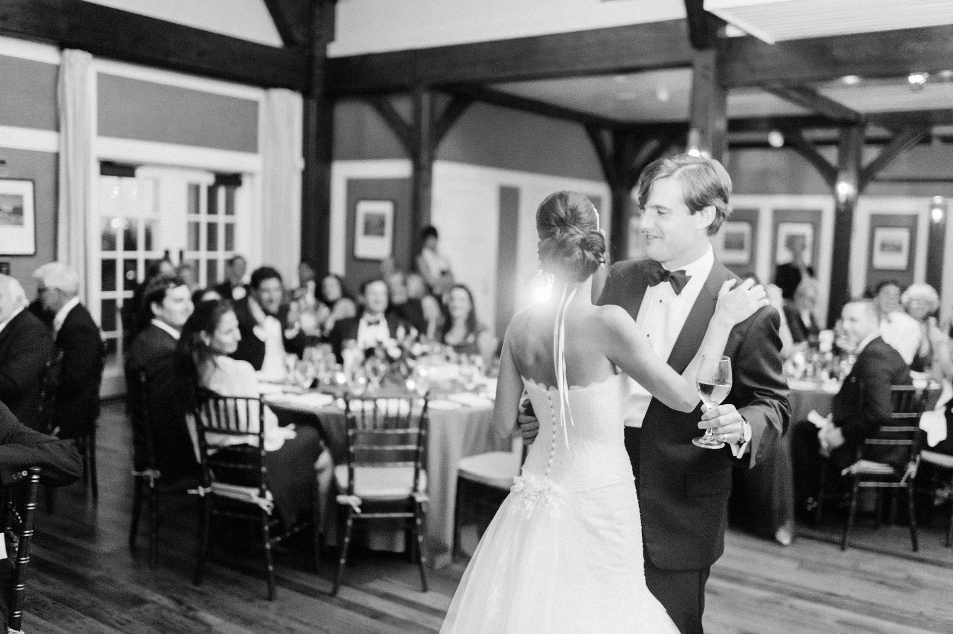The back of Meghan's gown. Photo credit: Trent Bailey Studio