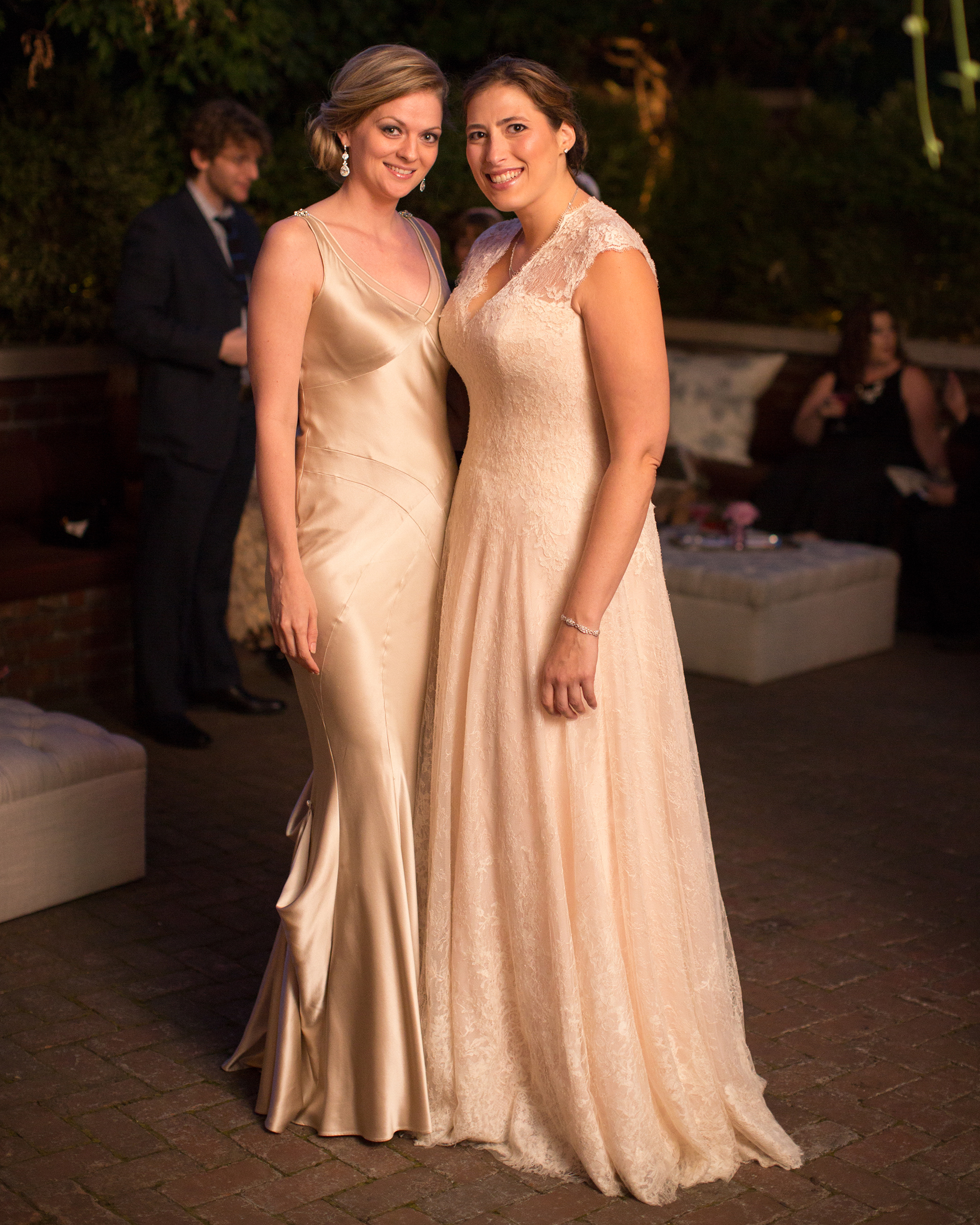 Me with my bride, Cynthia, who asked for light and airy blush lace. Photo credit: The Day Collective