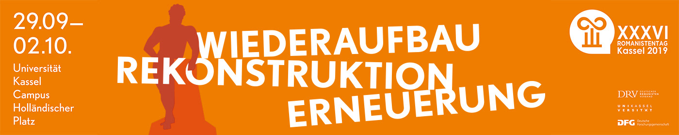 Banner Romanistentage 2019 Universität Kassel