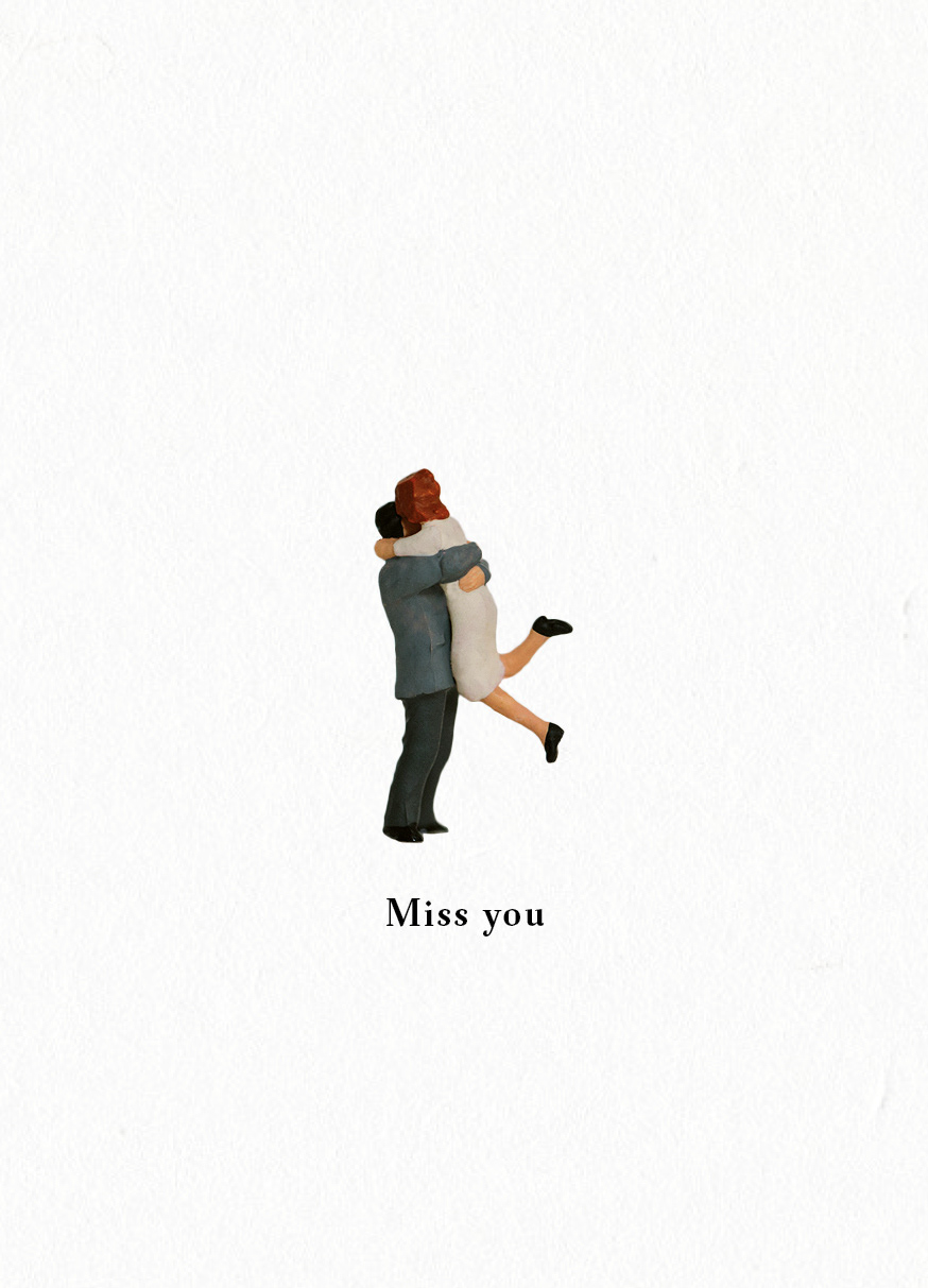 Postkarte Miss you e.l.a. cards. Foto: Angelika Ernst