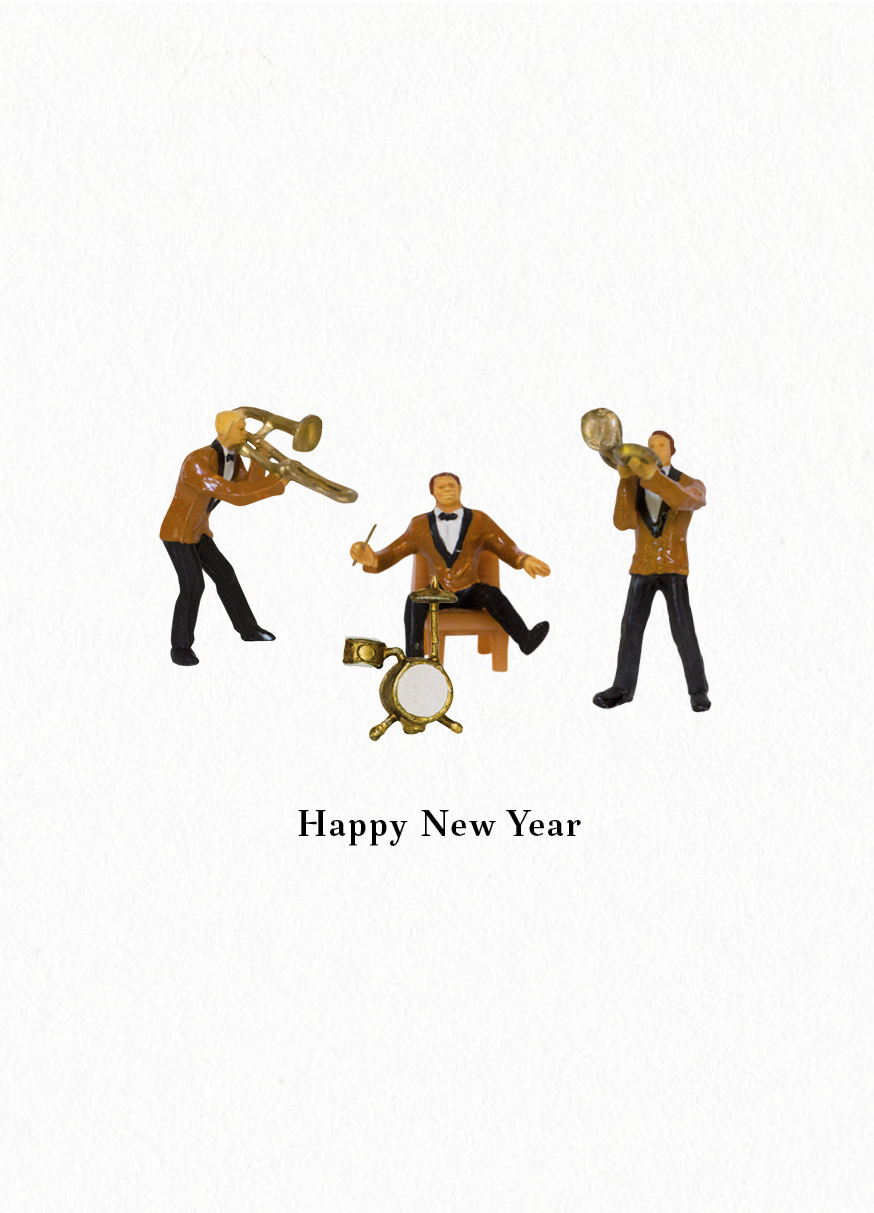 Postkarte Happy New Year e.l.a.cards. Foto: Angelika Ernst