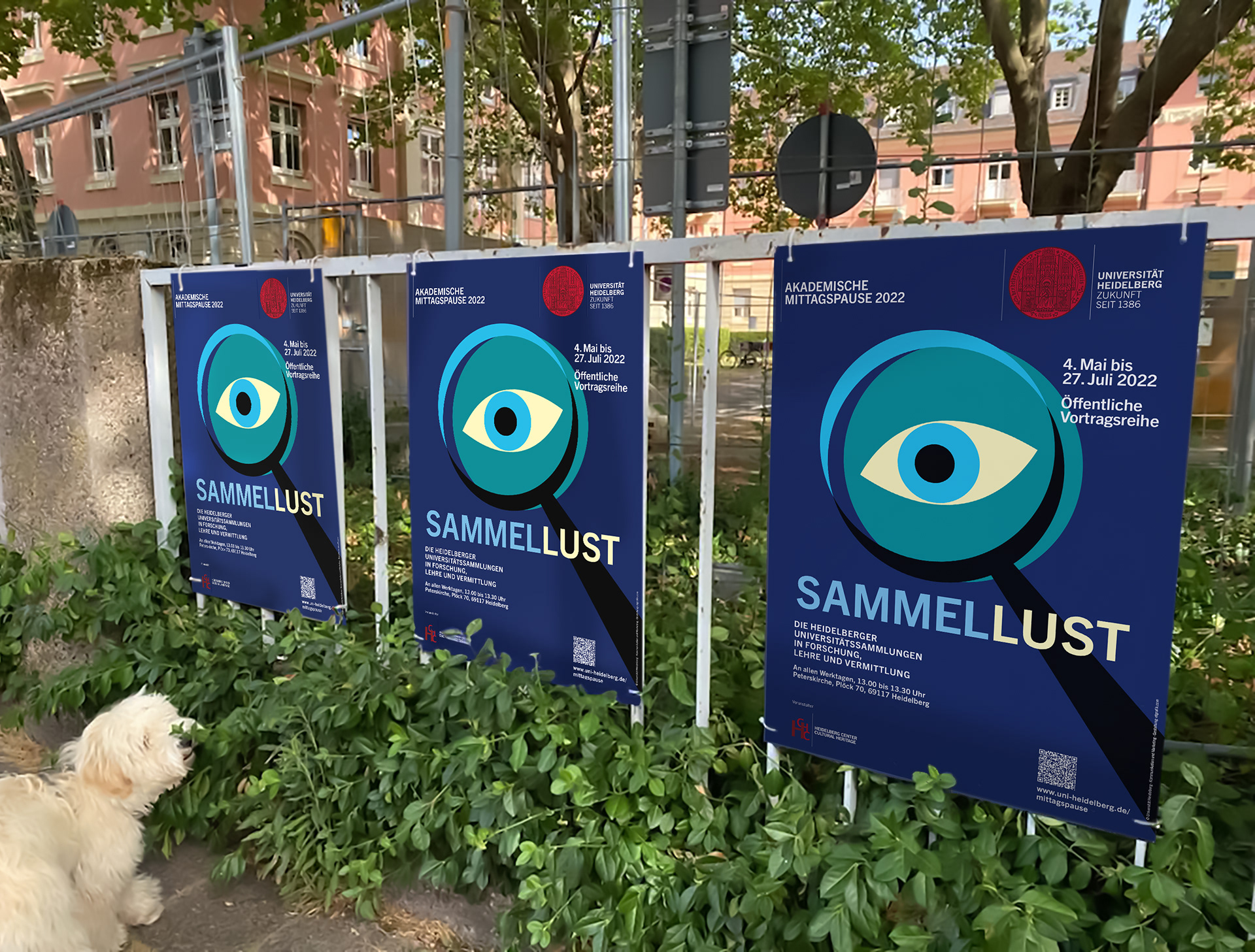 Plakate Akademische Mittagspause 2022, universität Heidelberg