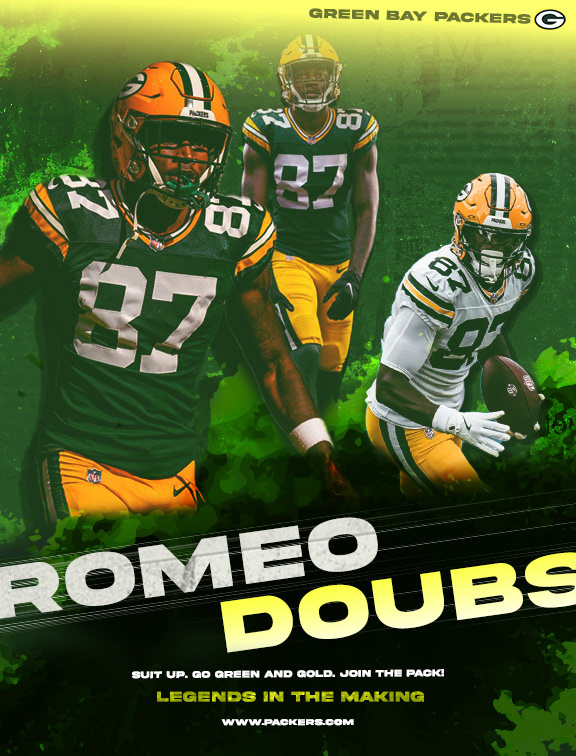 Romeo Doubs Ad Poster