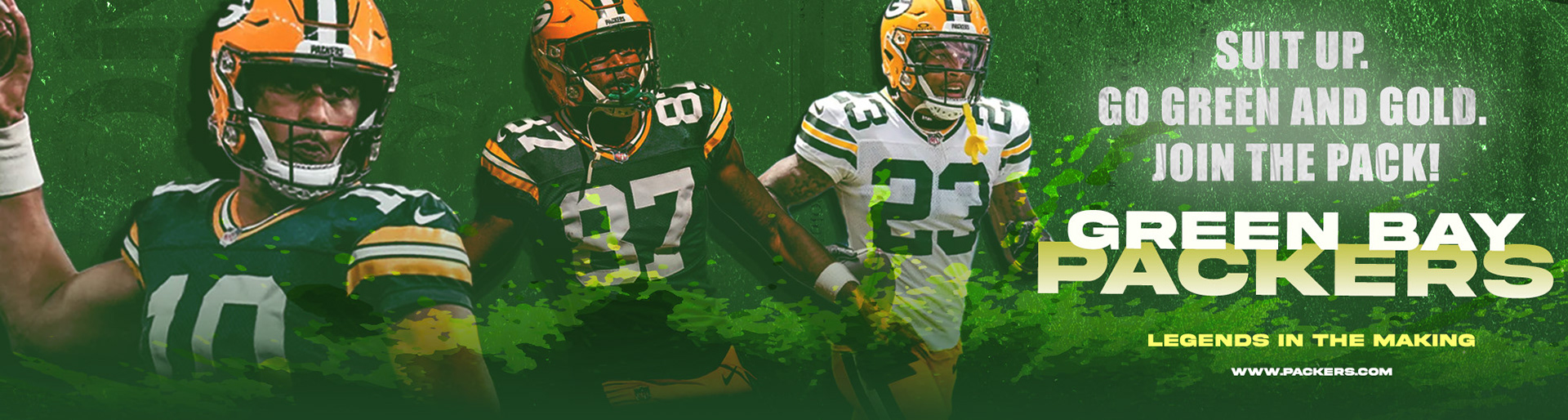 Green Bay Packers Horizontal Ad