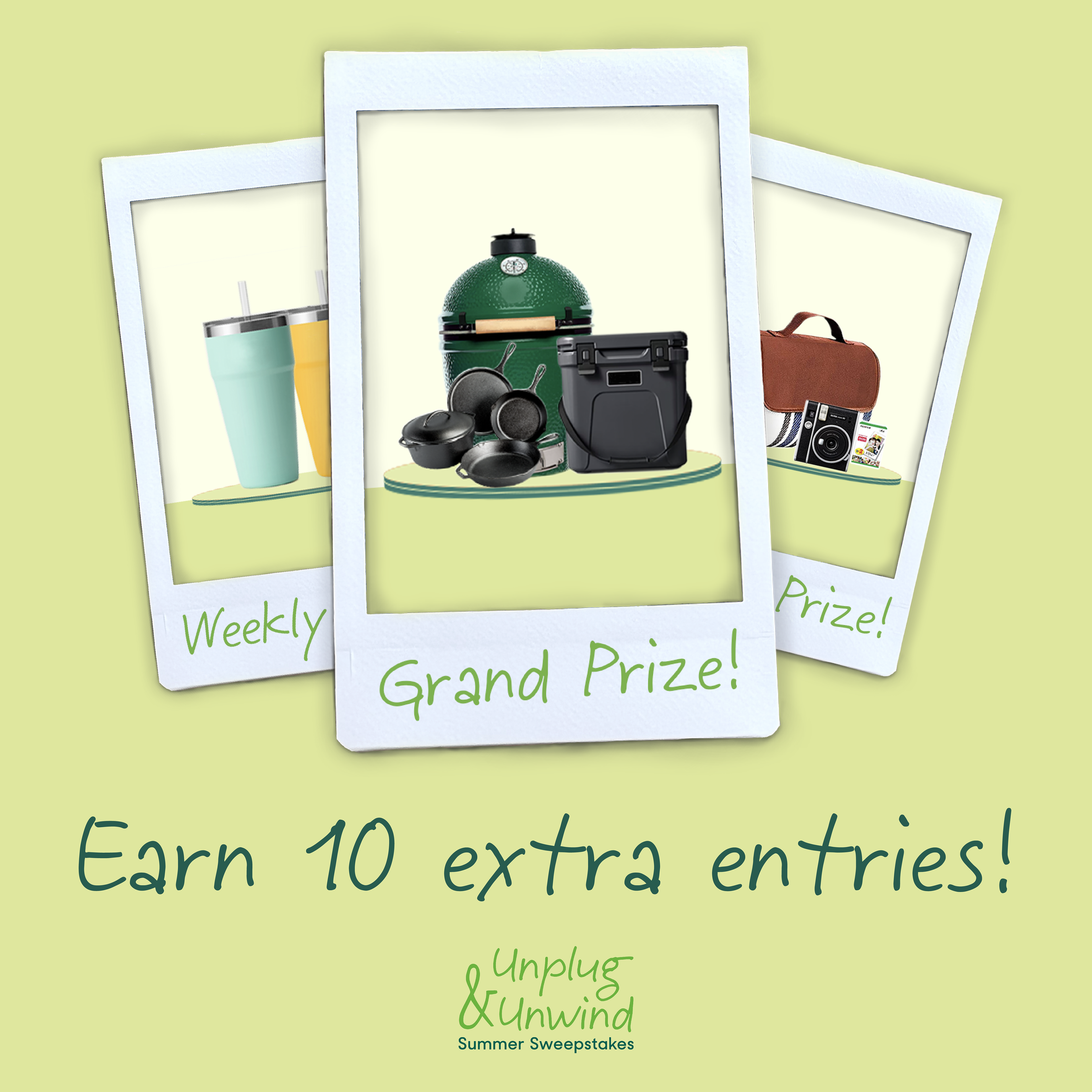Social post highlighting extra entries.