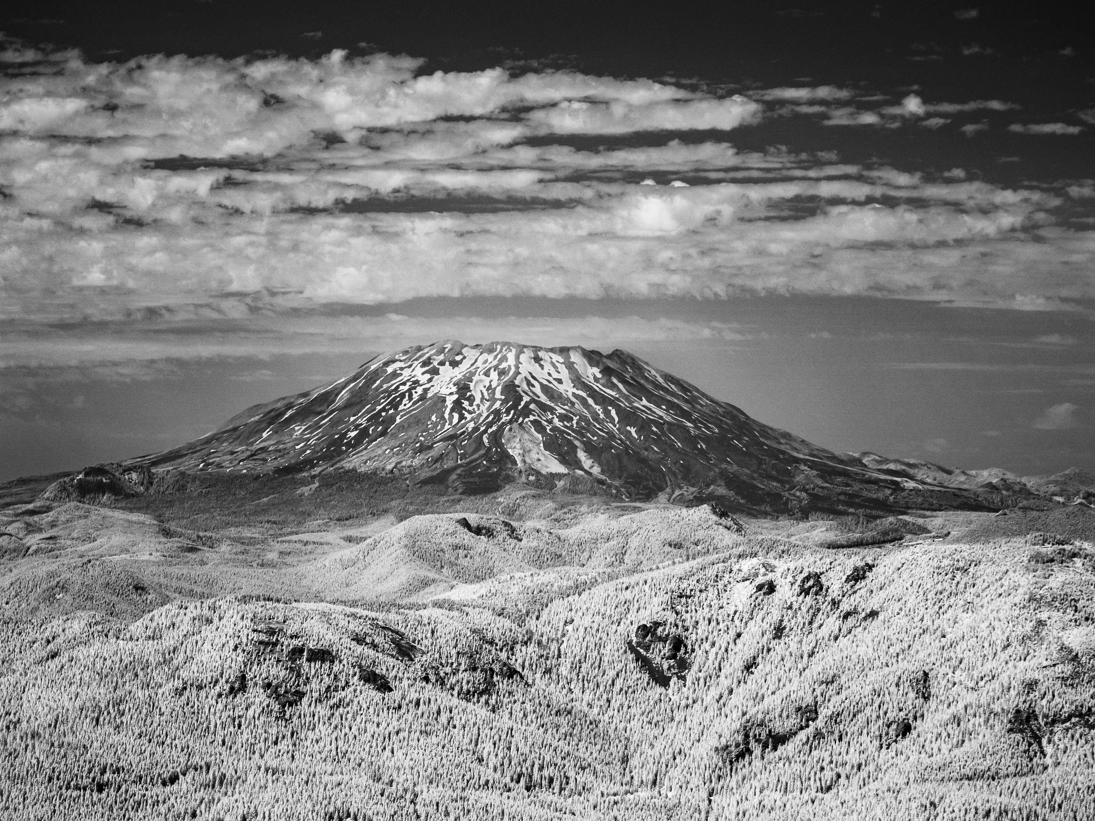 Mount Saint Helens. 830nm infrared.