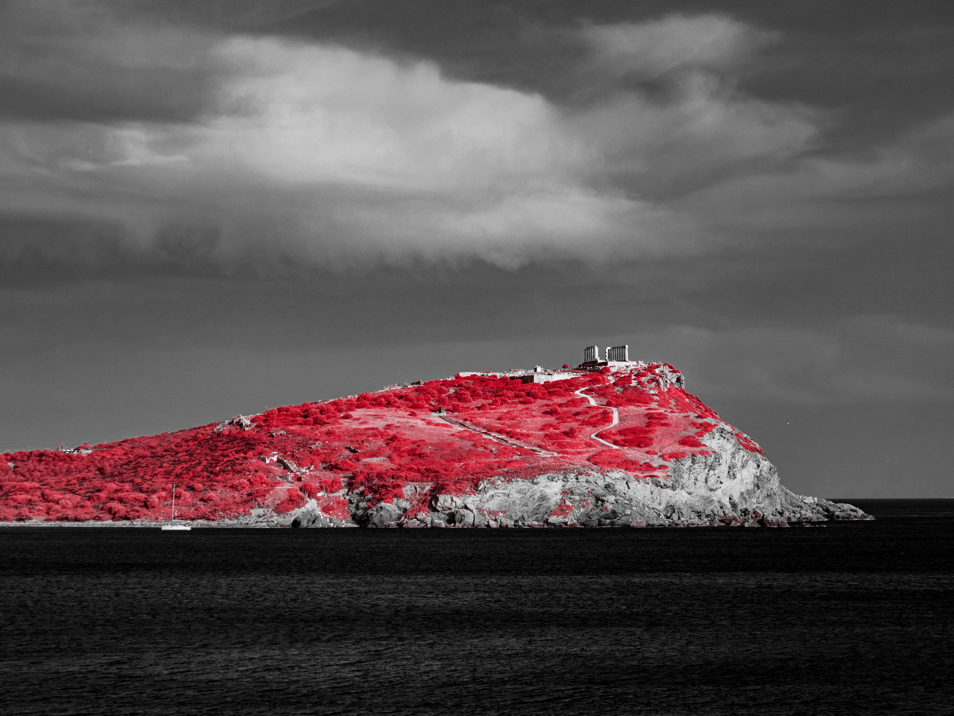 Sounion. 590nm infrared.
