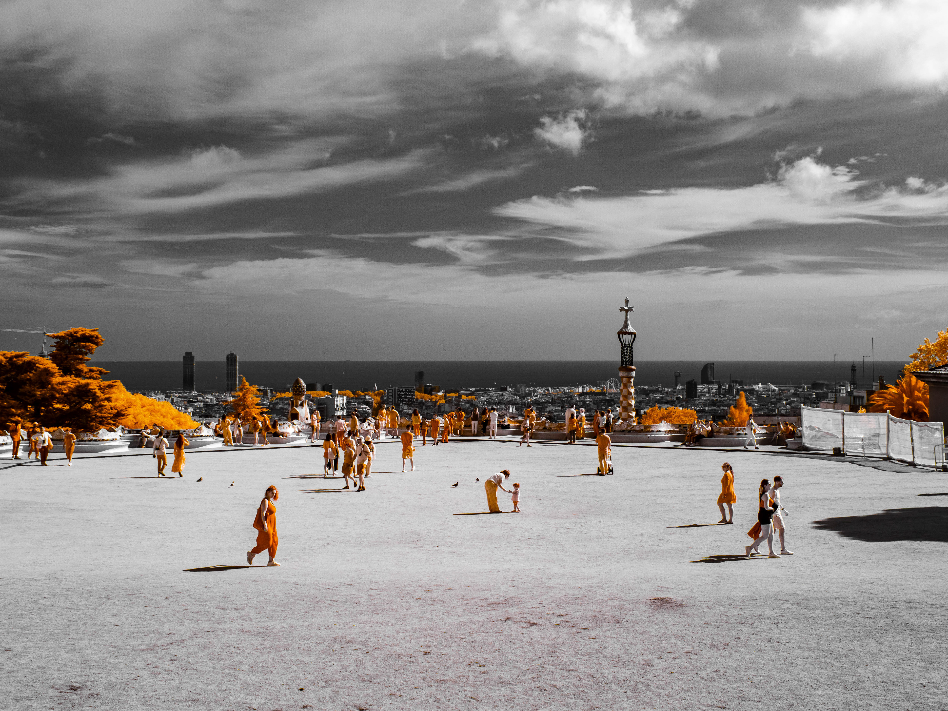 Barcelona. 590nm infrared.