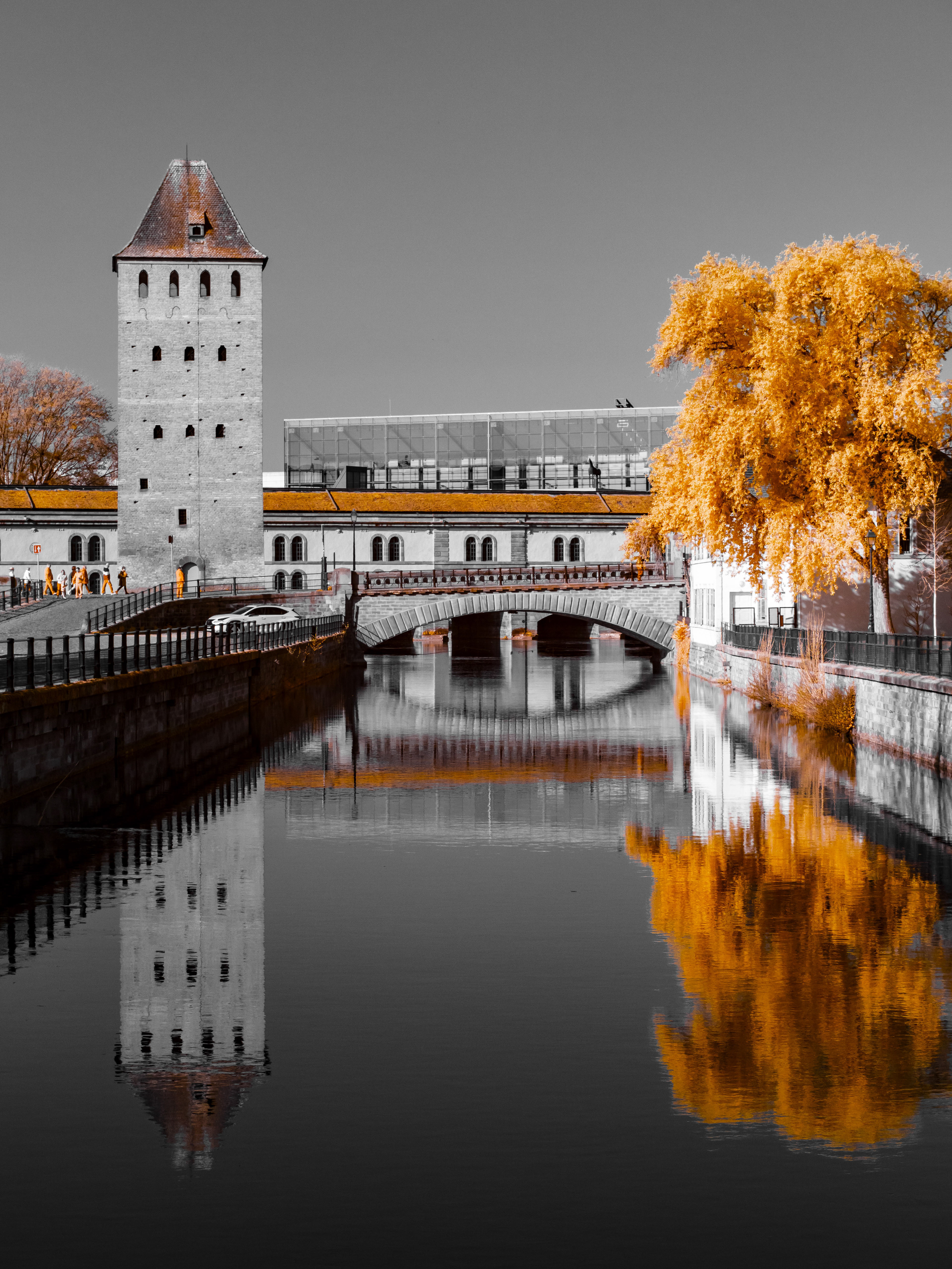 Strasbourg. 590nm infrared.