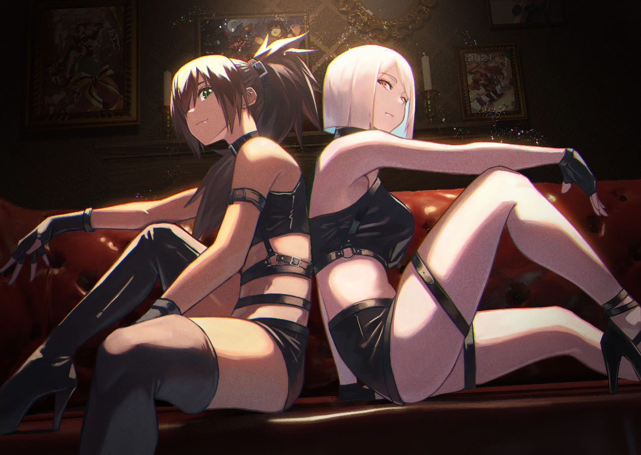 ハーネス女子コンビ