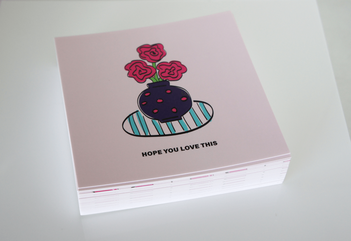 Hope You Love This card illustration