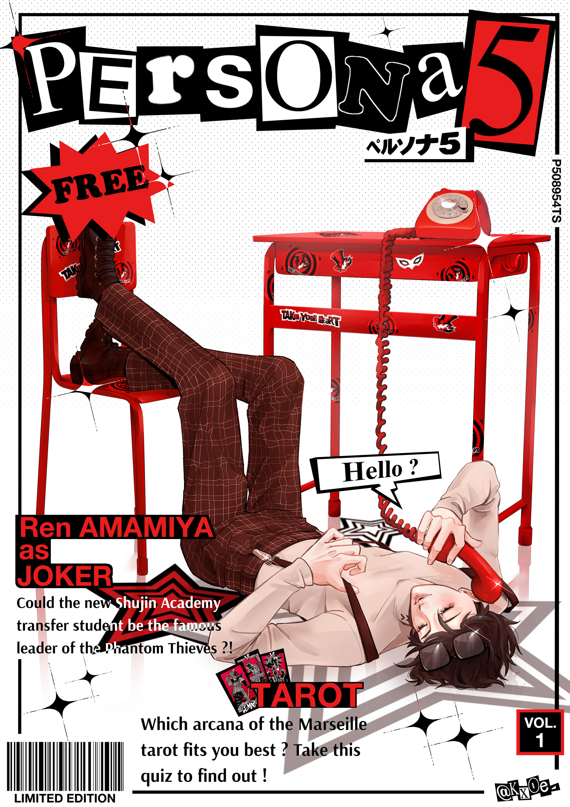 [P5R] - Magazine cover - 2023
