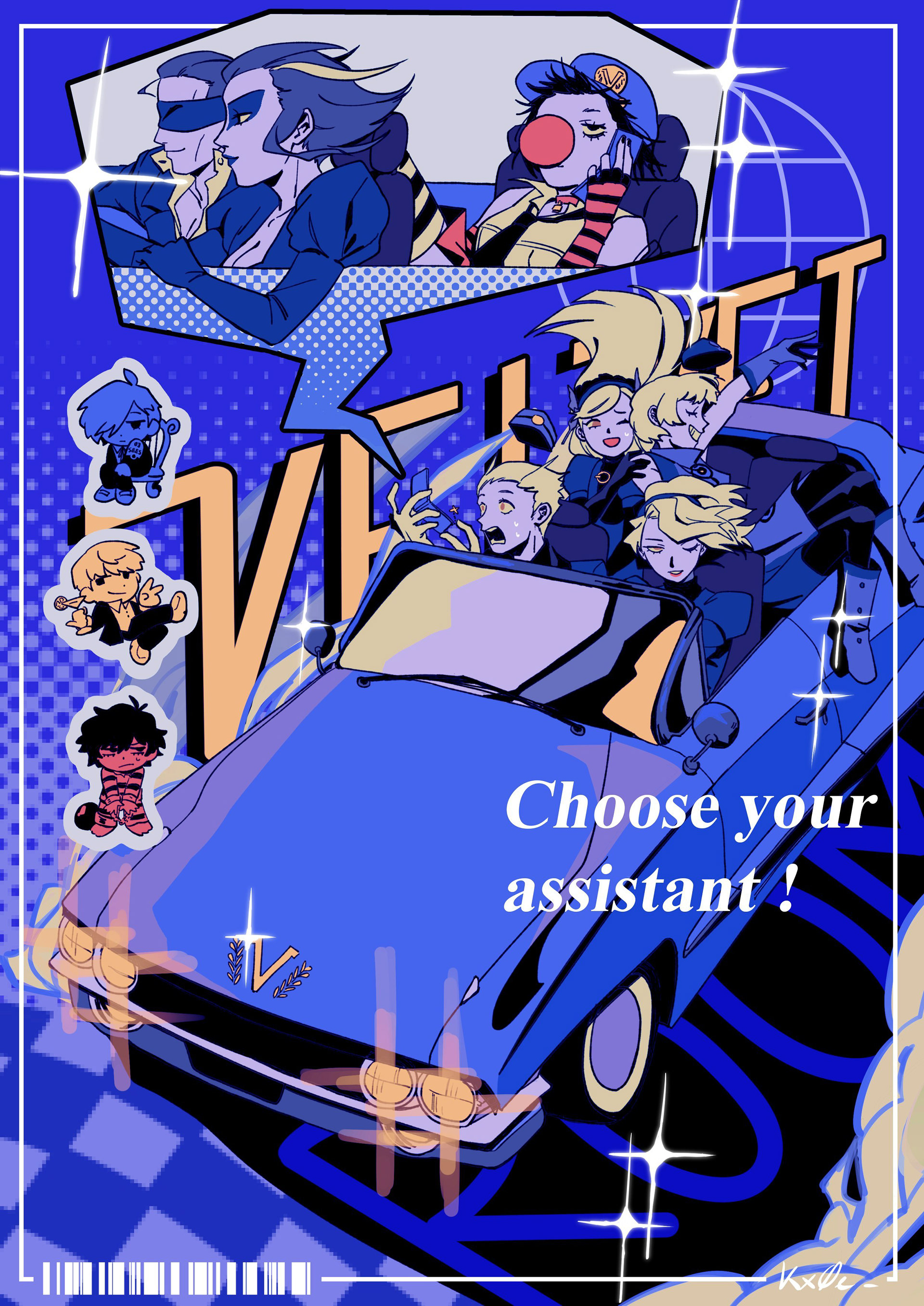 Souvenirs & Arcanes : French Persona Zine - Page Artist - 2024