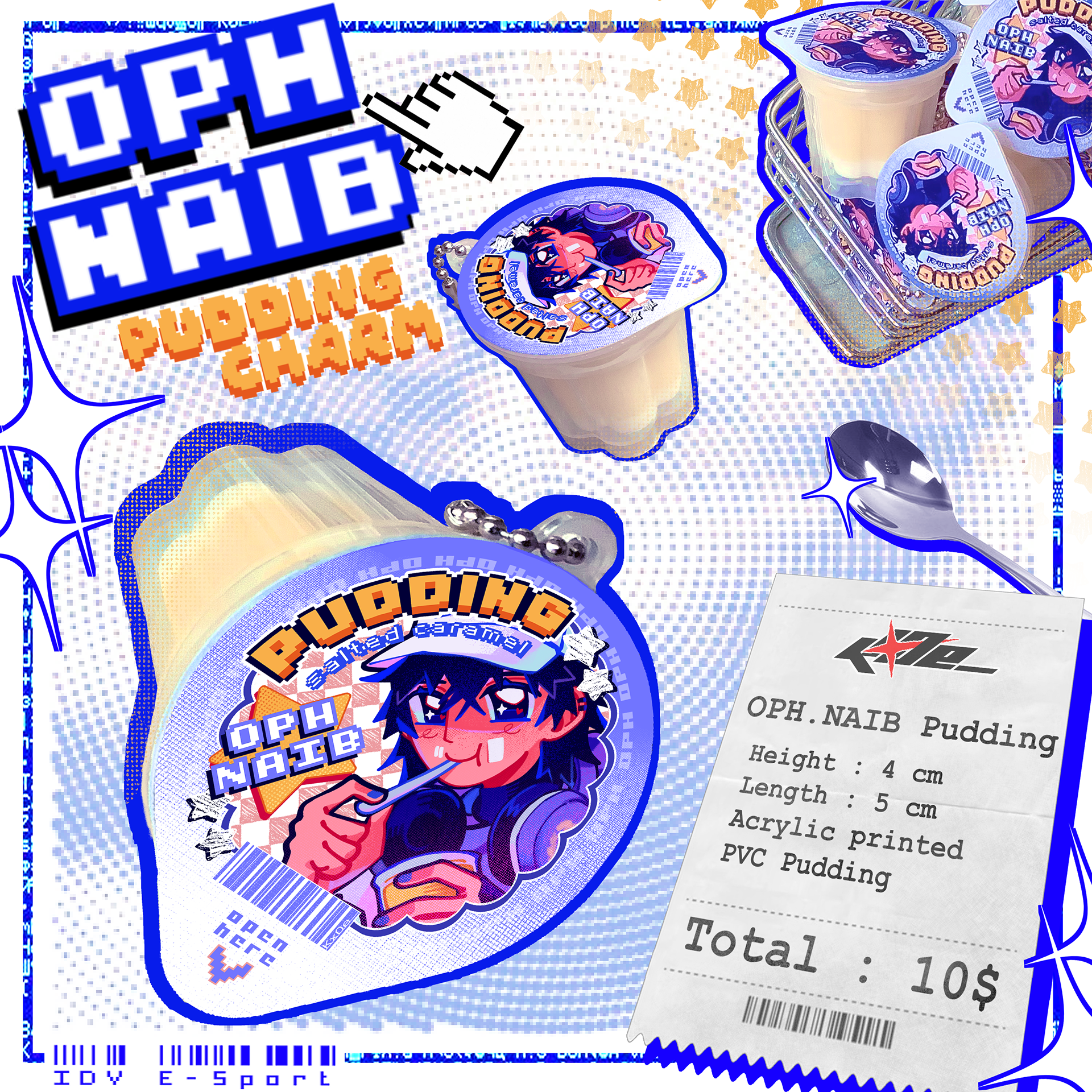 [IDV] - Pudding Keychain - 2025
