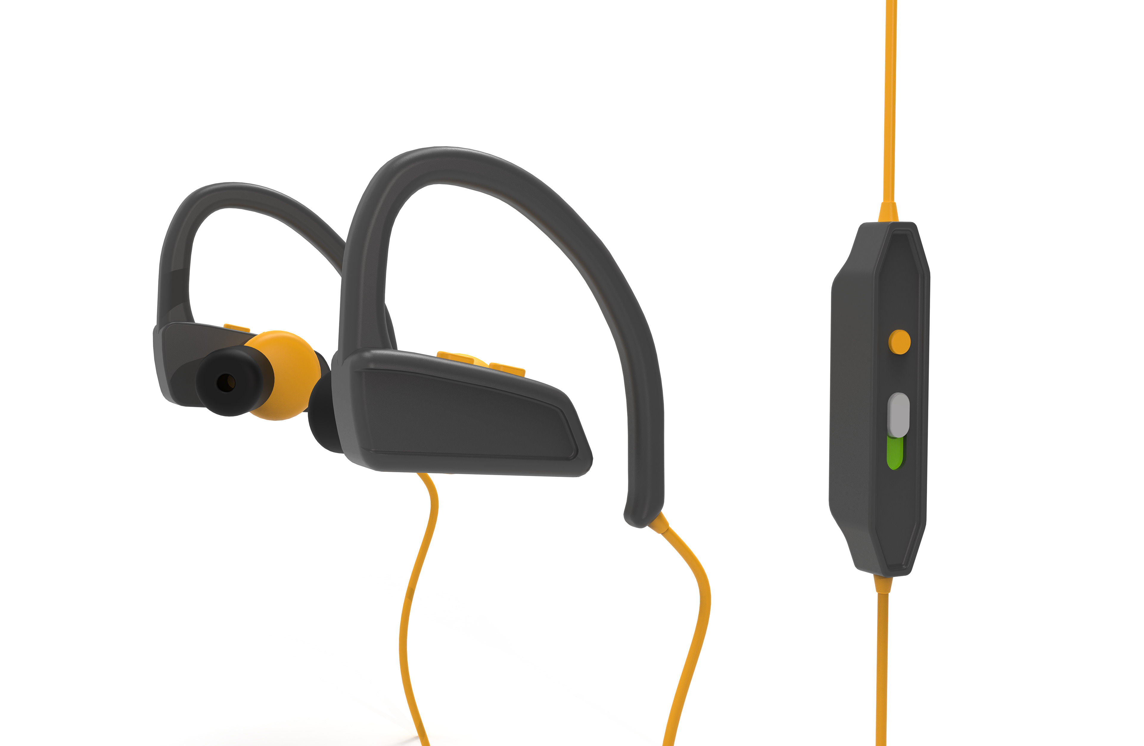 Concept for Powered Around the Neck Ear Buds