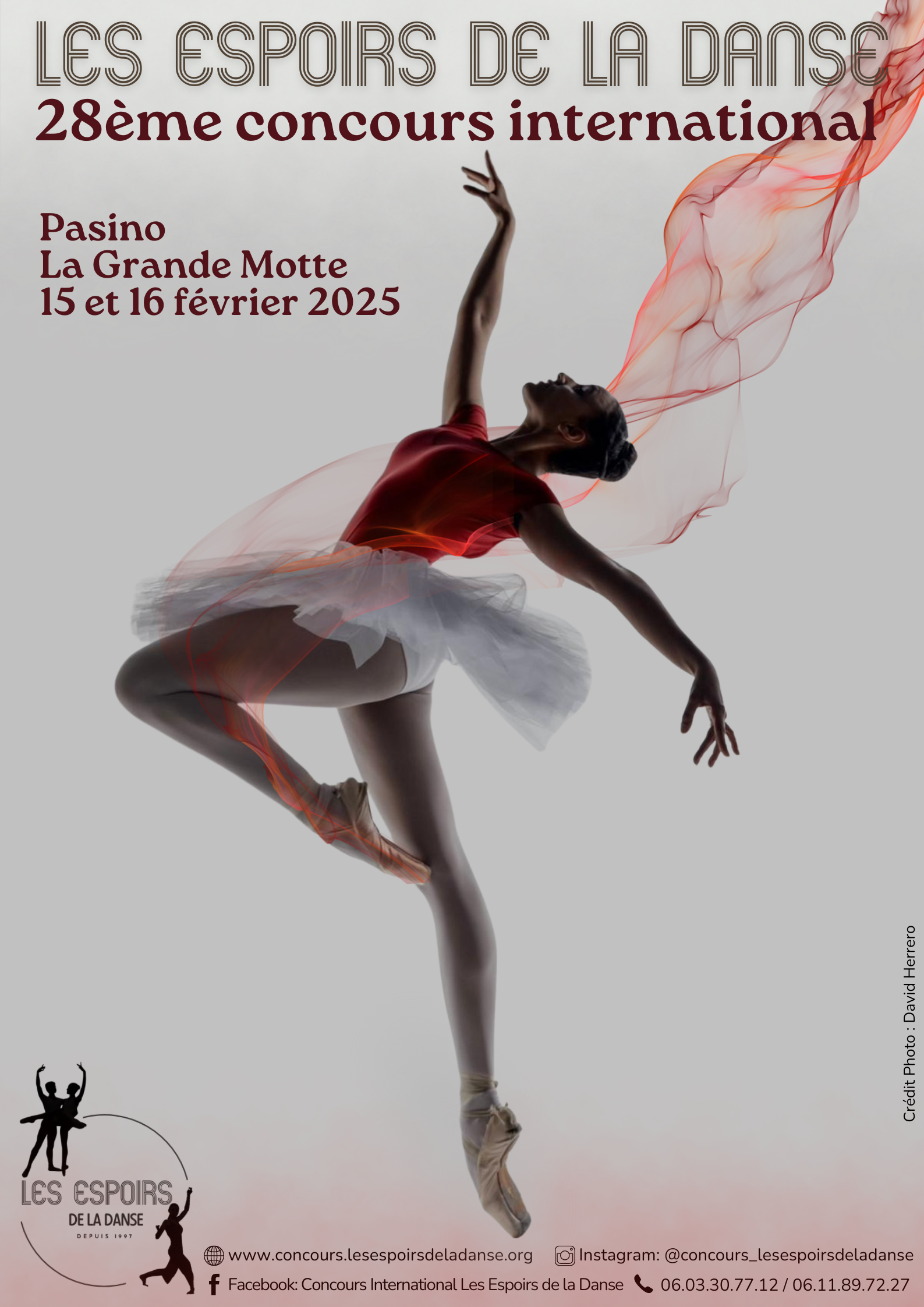 Affiche concours de danse