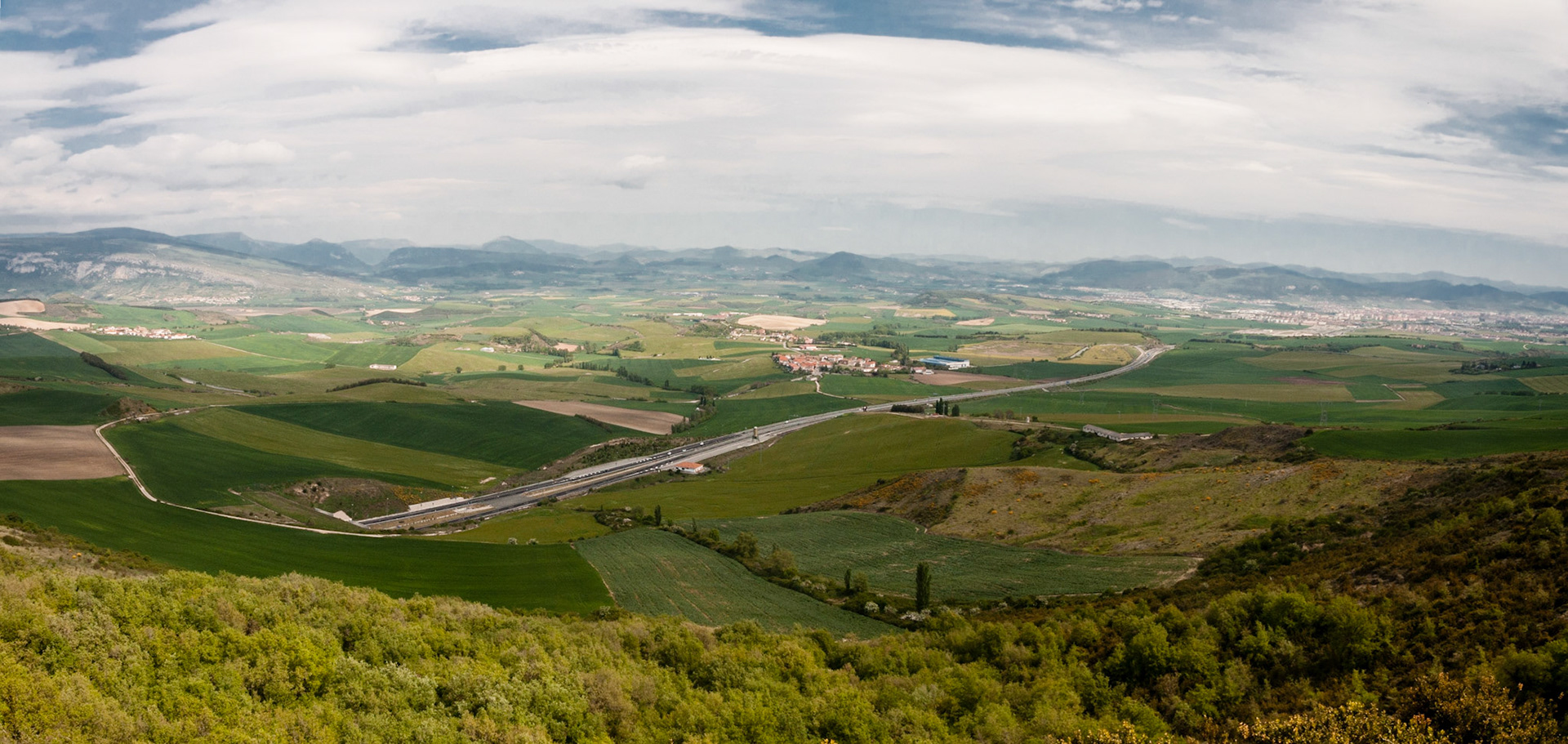 view from Alto de Perdon