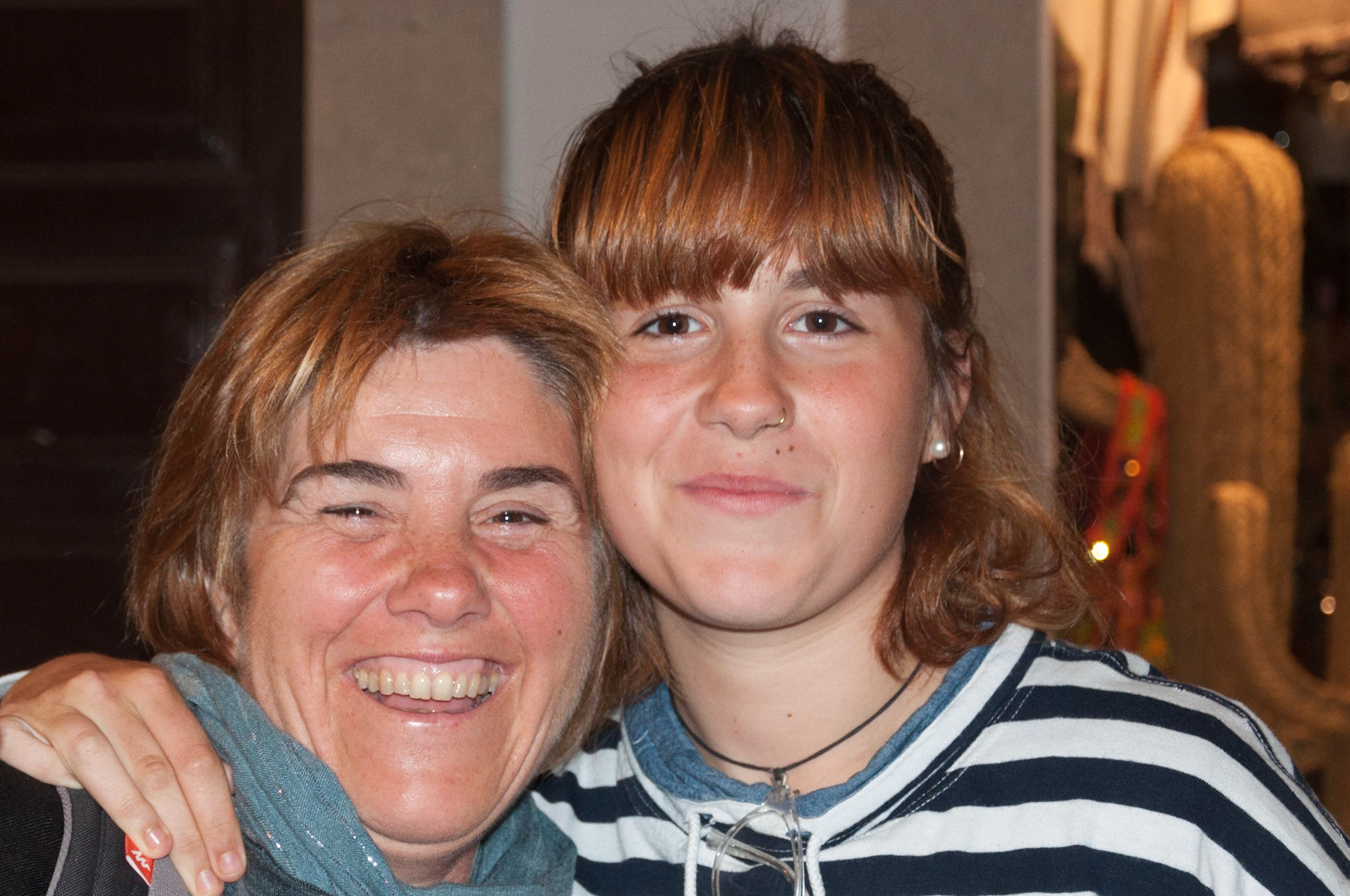 mother and daughter