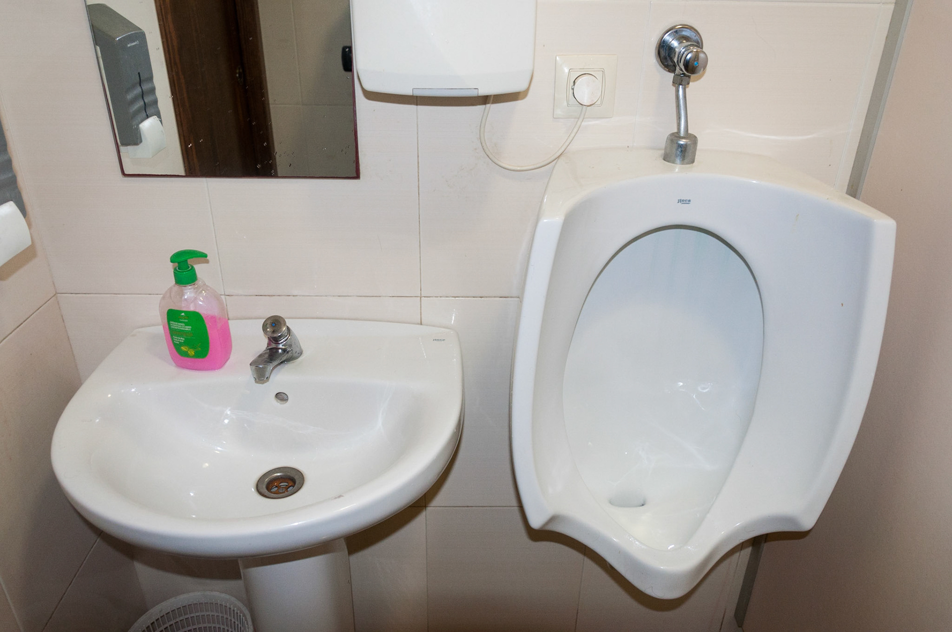washings hands or ....