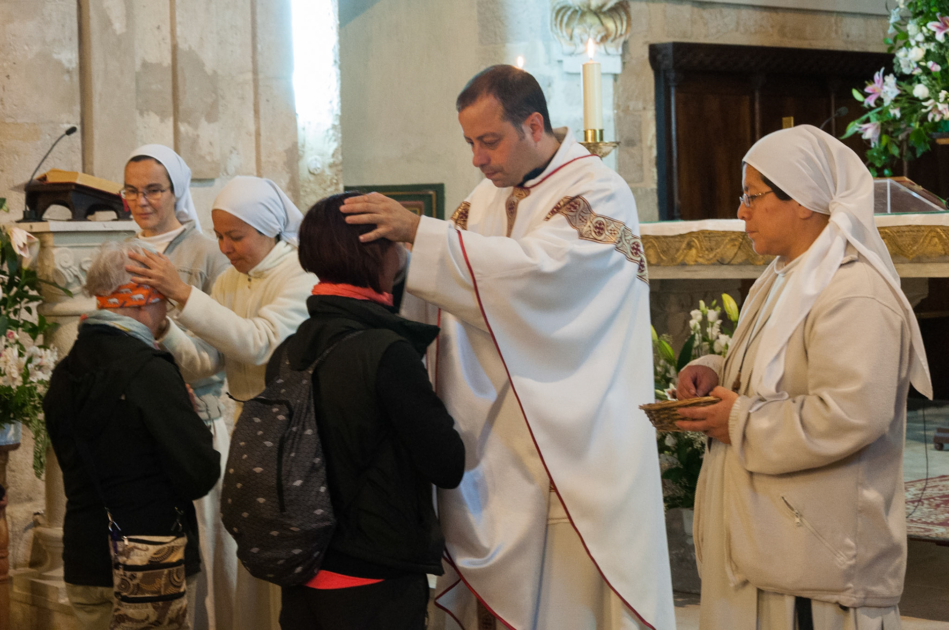 Pilgrims blessing