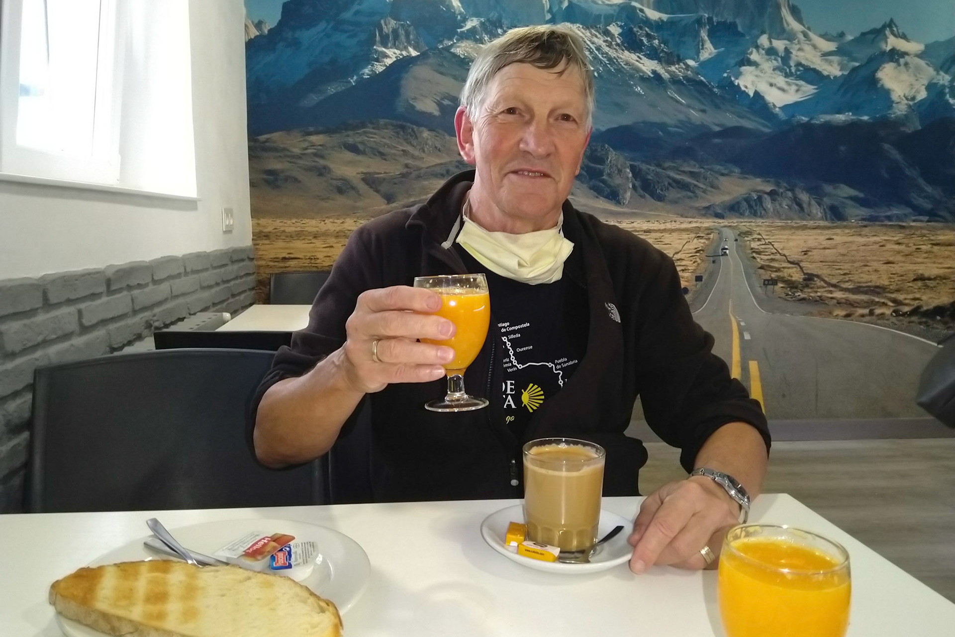 in Mombuey : a good breakfast