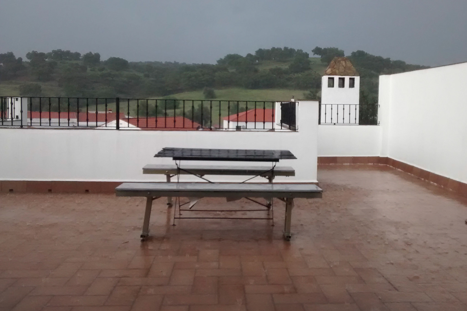its raining heavy
