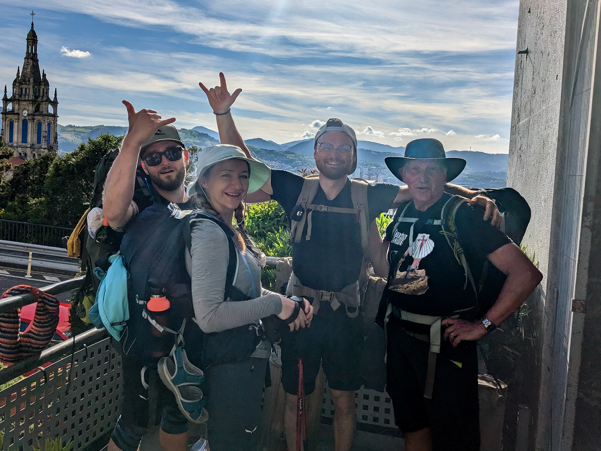 afscheid van Irena , Martin en Pablo