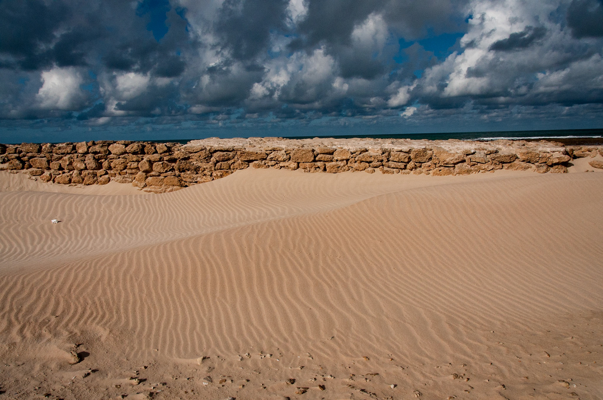 the beautiful beach