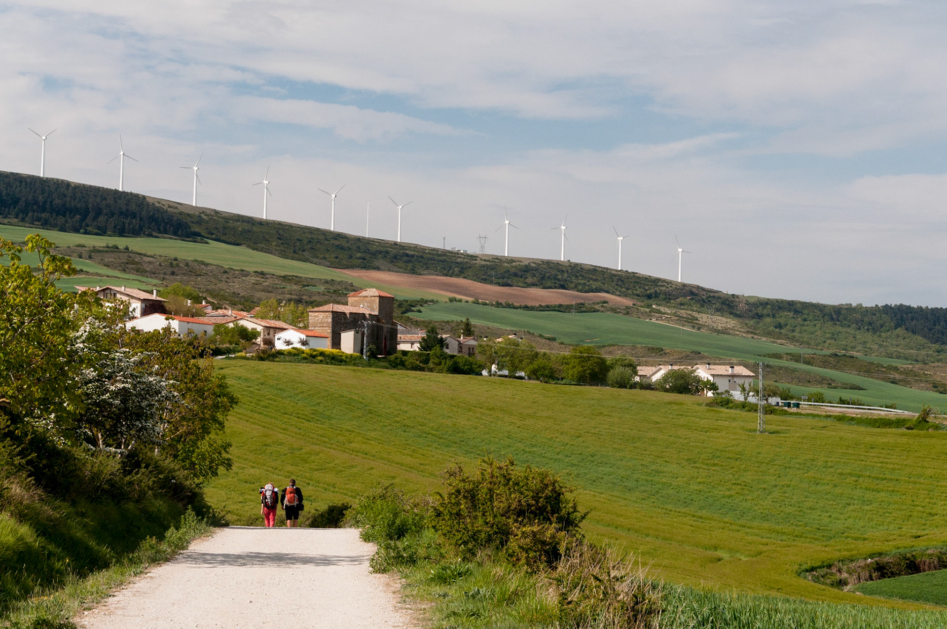windmills on the hill