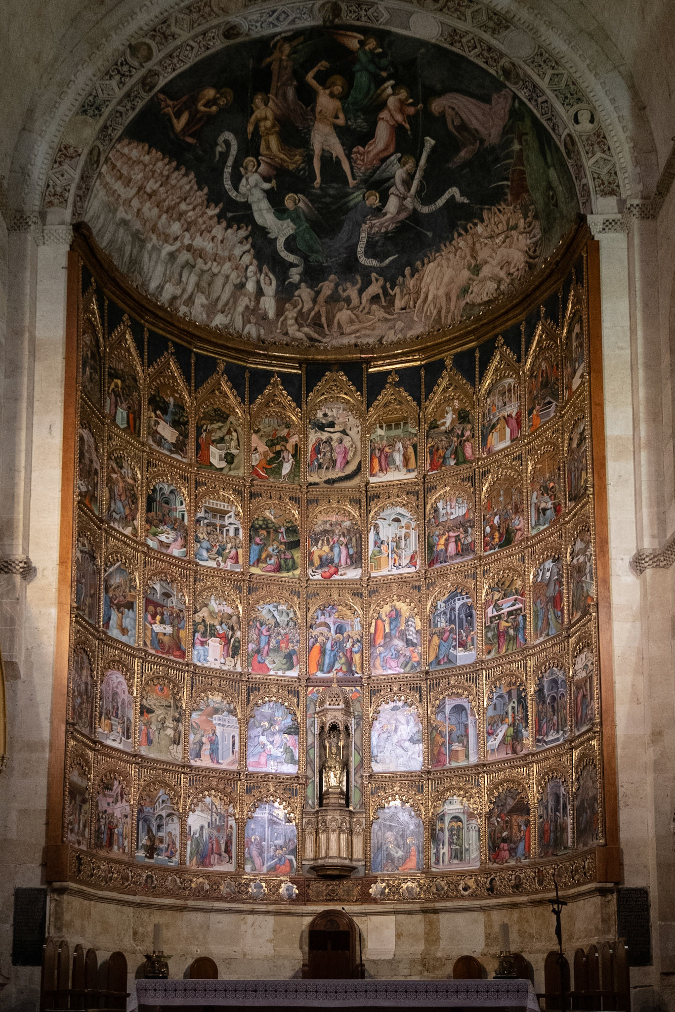 the altar in the old part