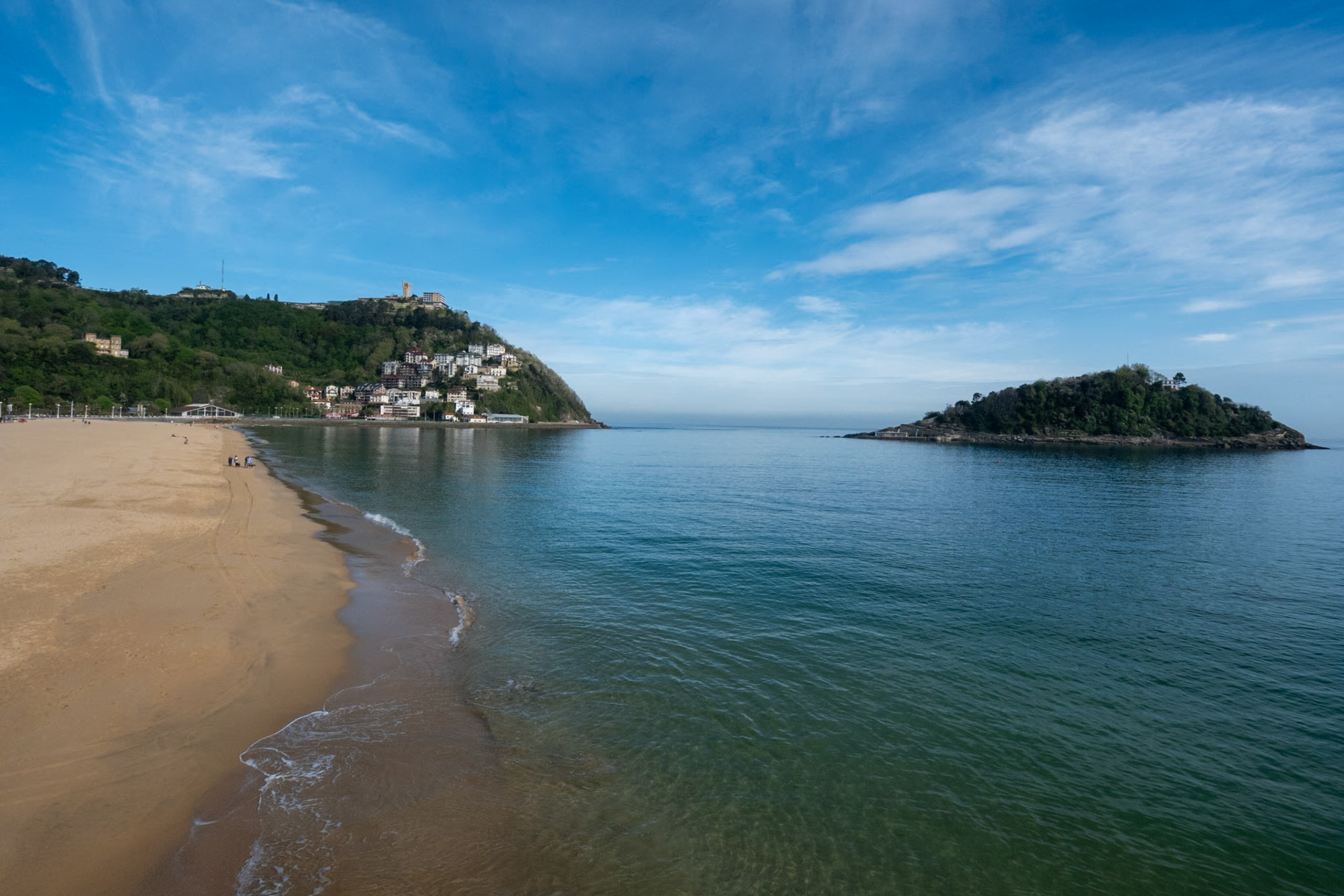 strand van San Sebastian