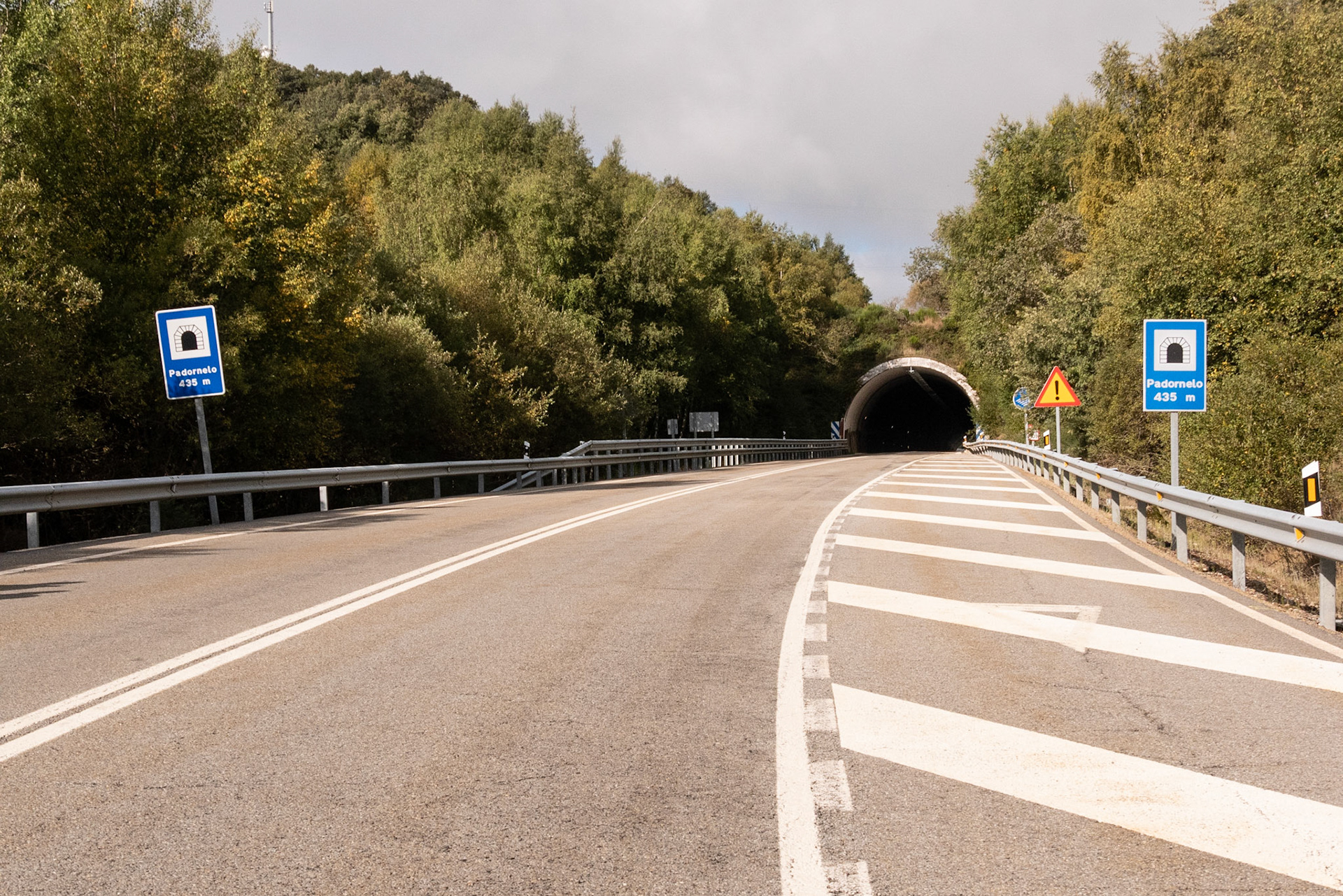 we go through a tunnel