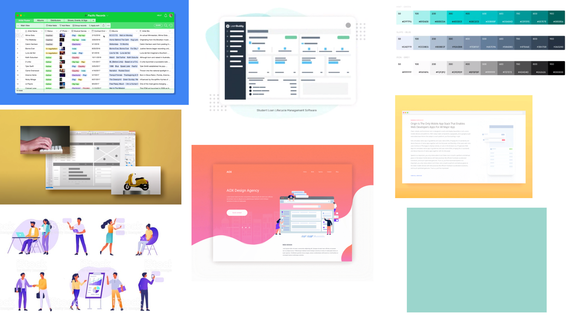 Moodboard for LoanBuddy's Video