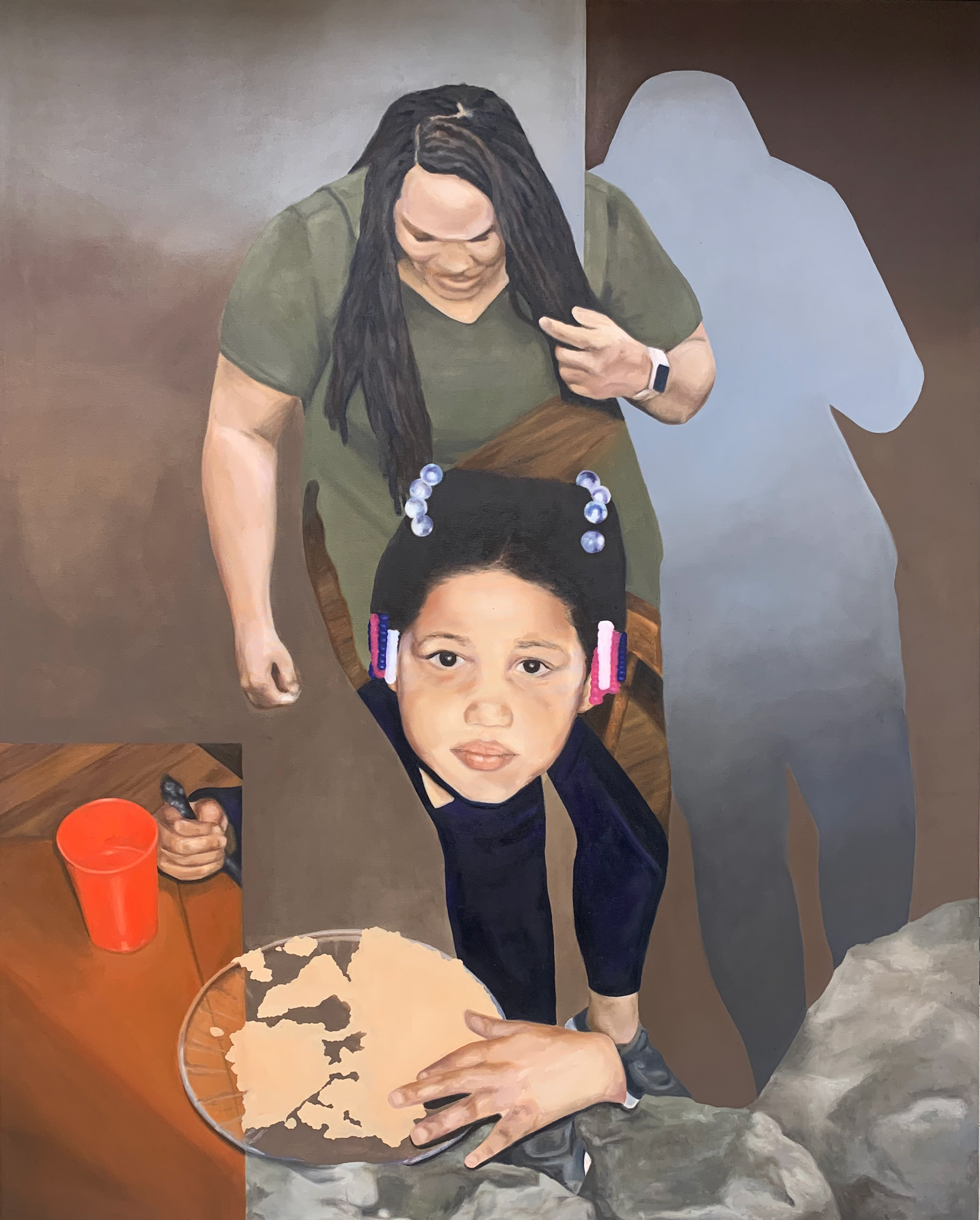 J.L.K., oil on canvas, 60 x 48 in, 2021