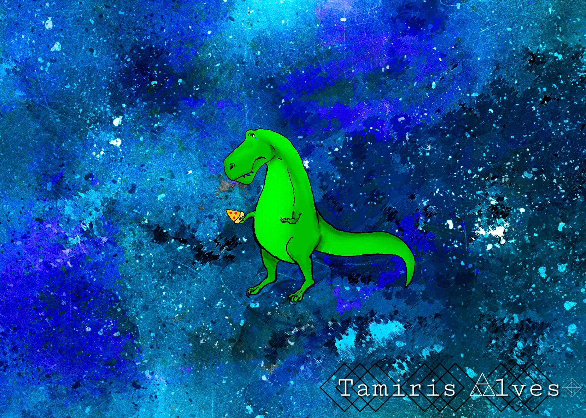 Sad T-Rex - Procreate