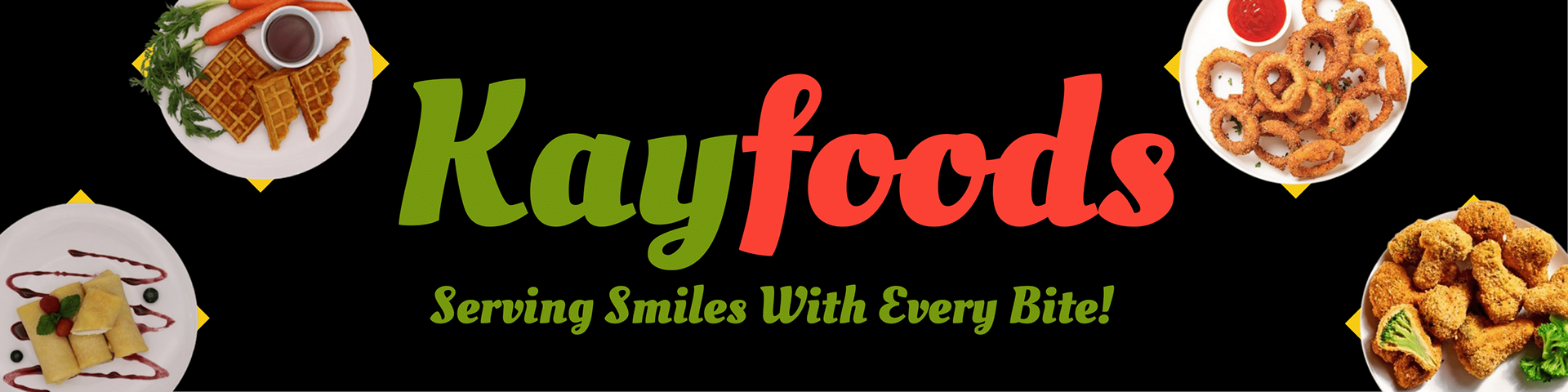 These are drafts for the new banner design we'd use at shows! This banner would hang off the table. The company wanted something striking with the colors of the company (Yellow, red, and green)